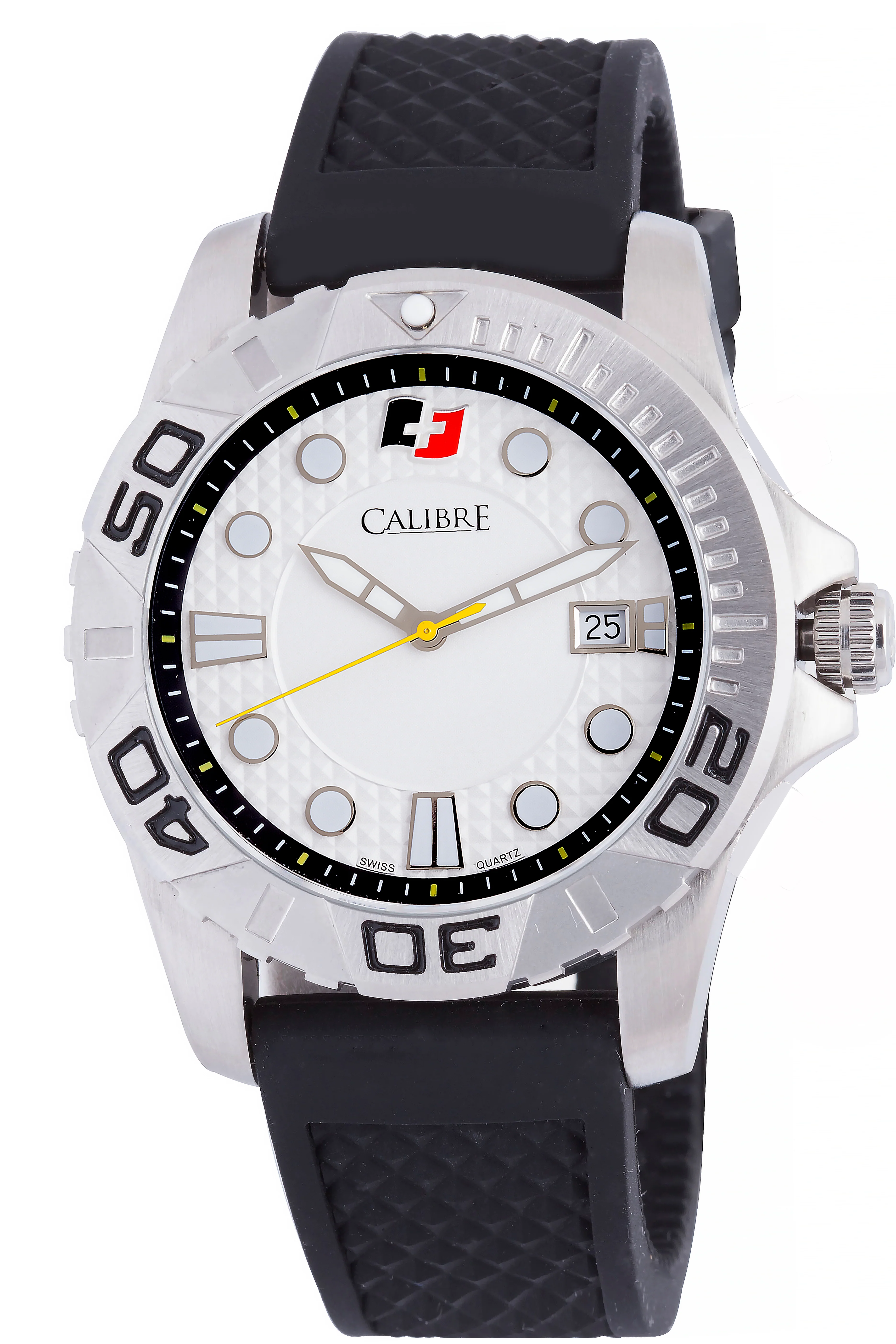 Akron White-Black | White Dial