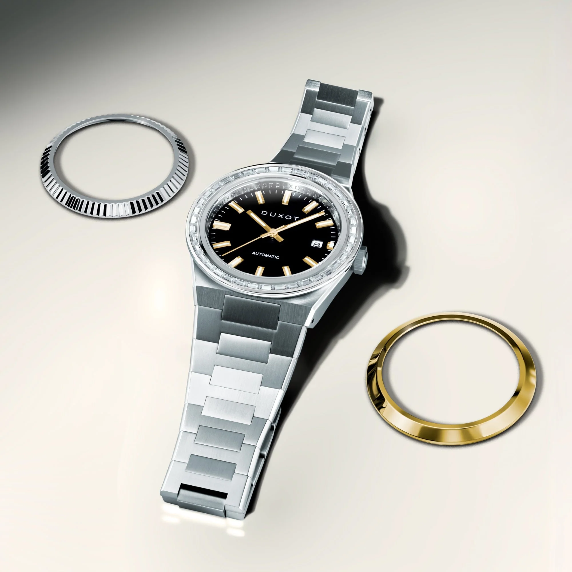 Alicante Rainbow Automatic Black / Stainless Steel | Black Dial - Image 4