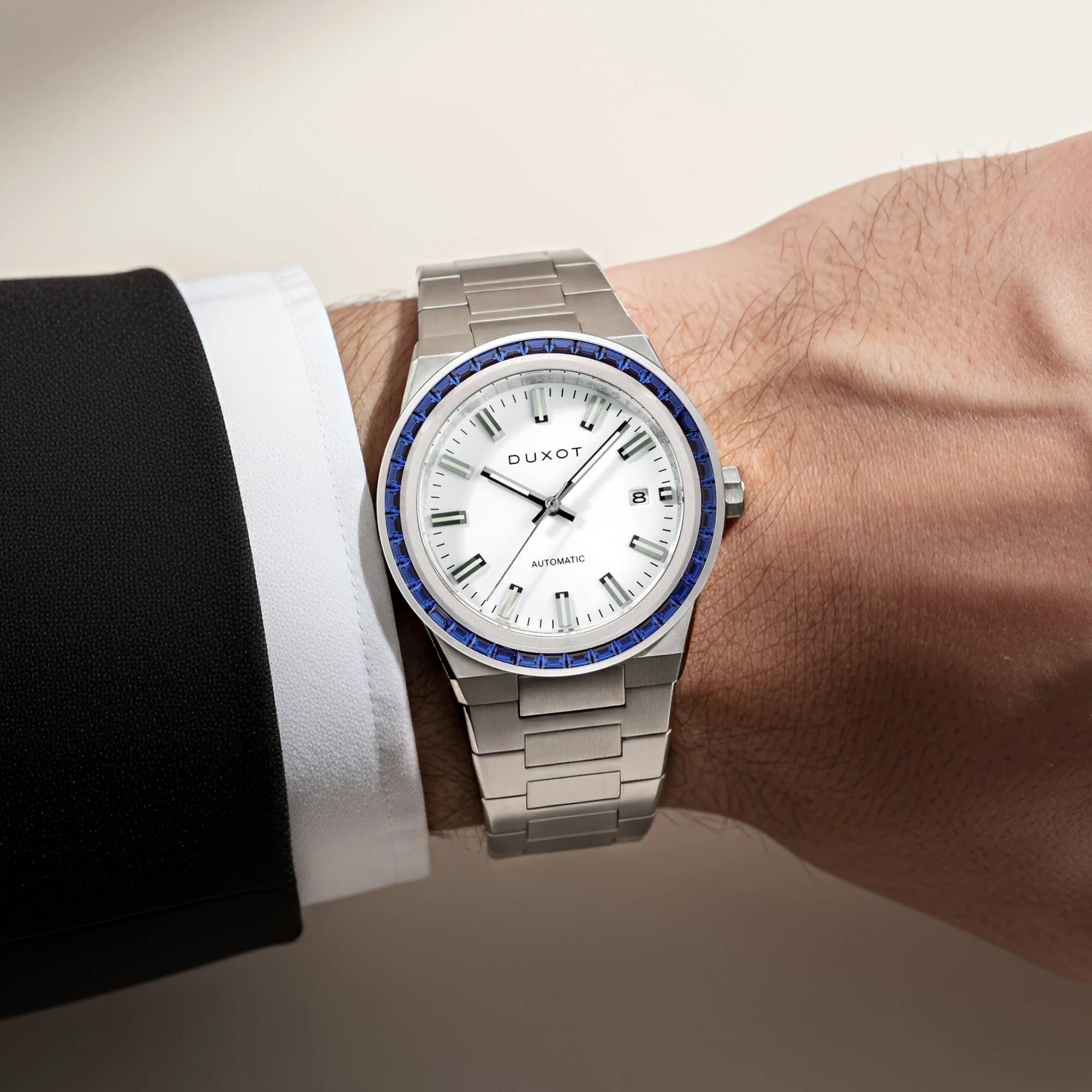 Alicante Rainbow Automatic White & Gold / Stainless Steel | White Dial - Image 2