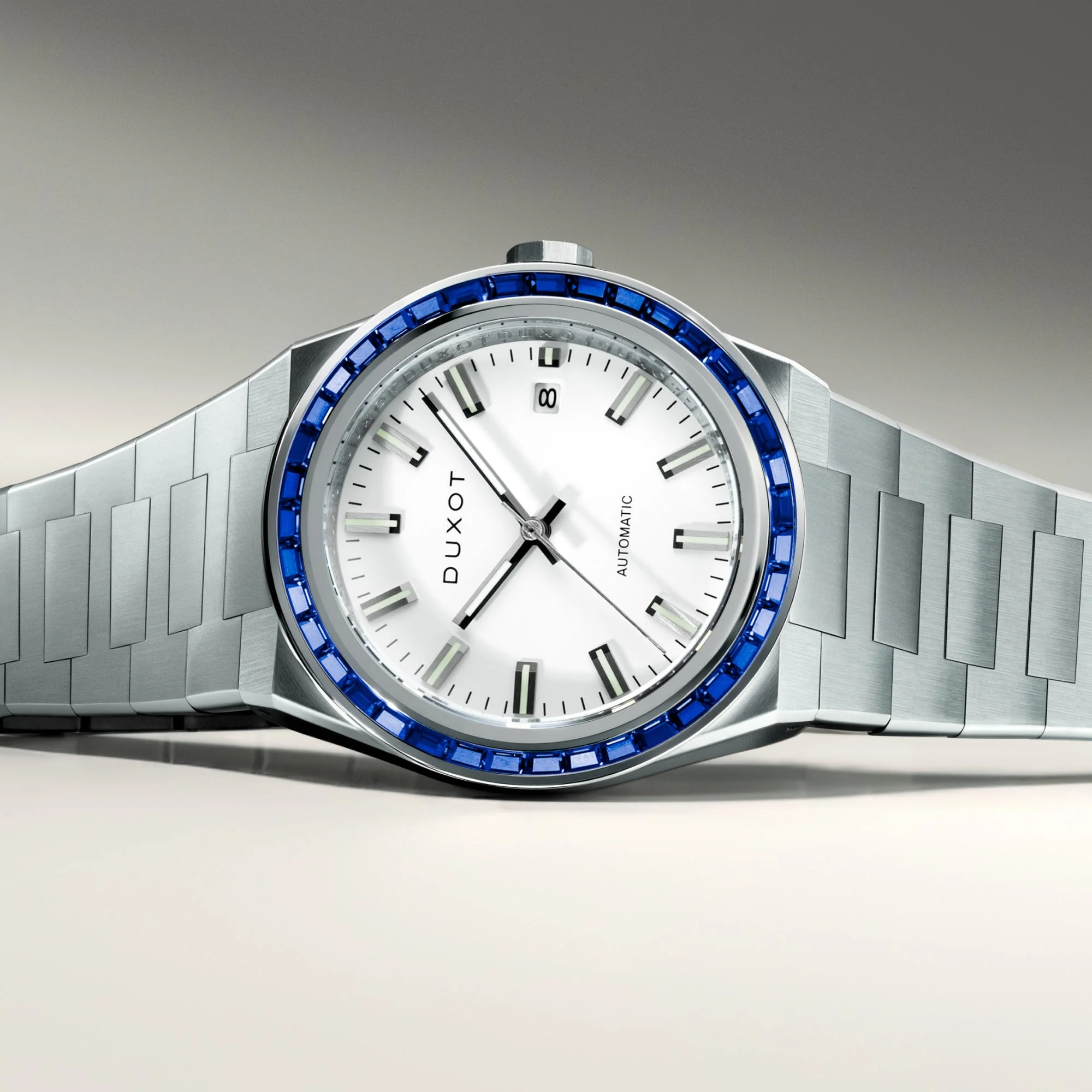 Alicante Rainbow Automatic White & Gold / Stainless Steel | White Dial - Image 3