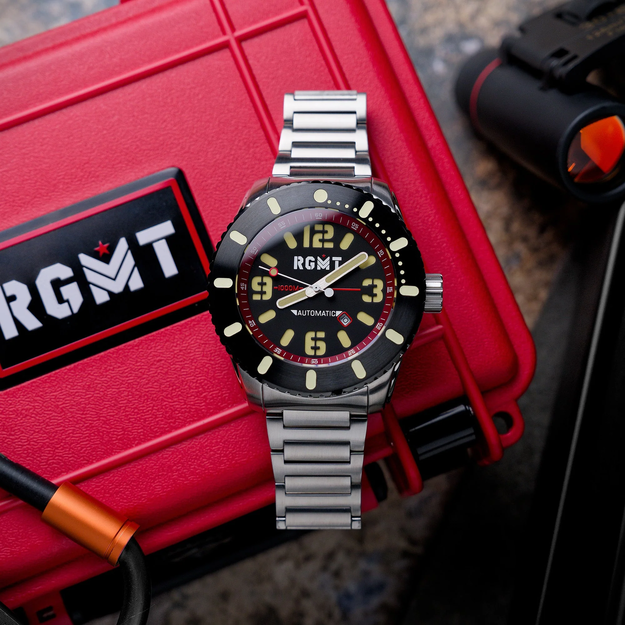 ALL BRITE AUTOMATIC BLACK / STAINLESS STEEL Black Dial - Image 2