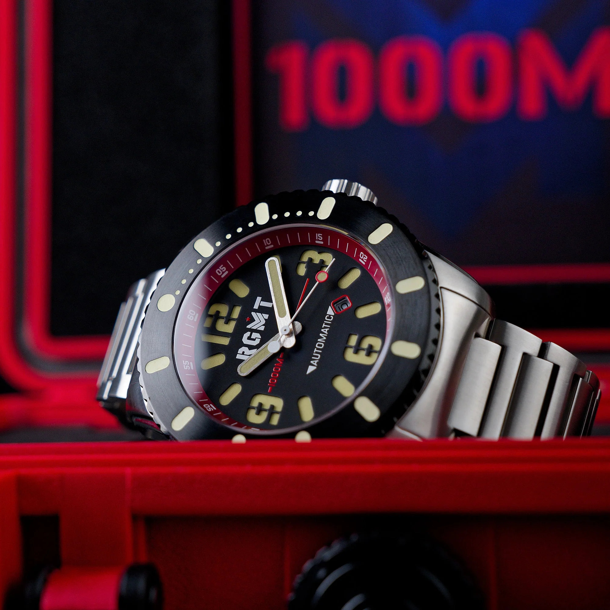 ALL BRITE AUTOMATIC BLACK / STAINLESS STEEL Black Dial - Image 3