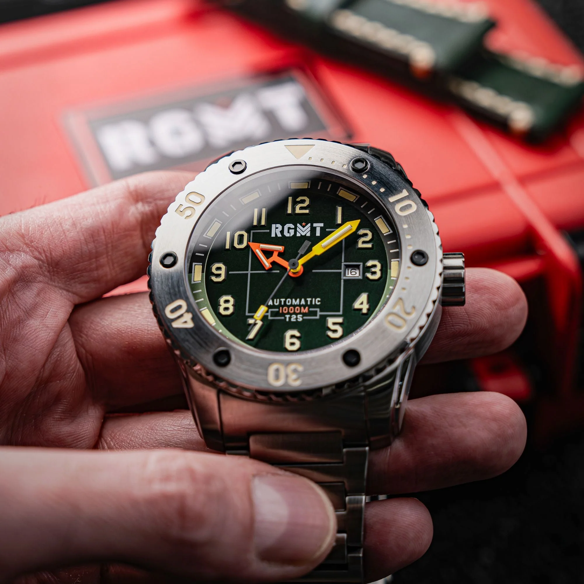 ALL-BRITE TRITIUM AUTOMATIC GREEN / STAINLESS STEEL Green Dial - Image 3