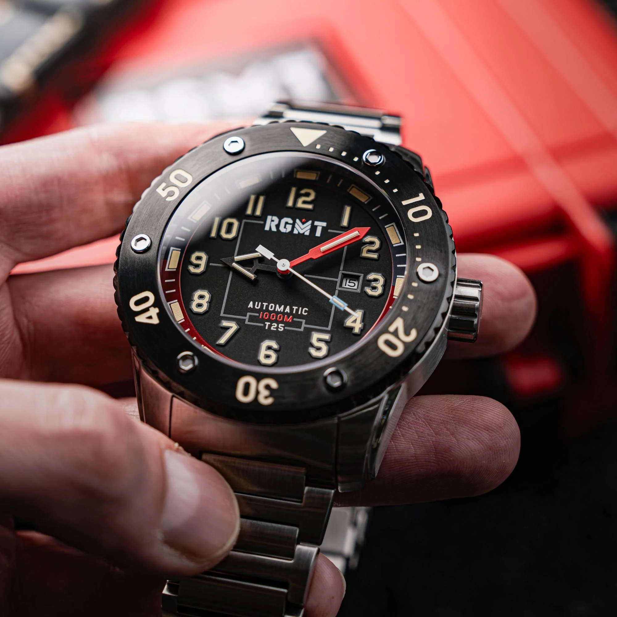 ALL-BRITE TRITIUM AUTOMATIC BLACK / STAINLESS STEEL Black Dial - Image 3
