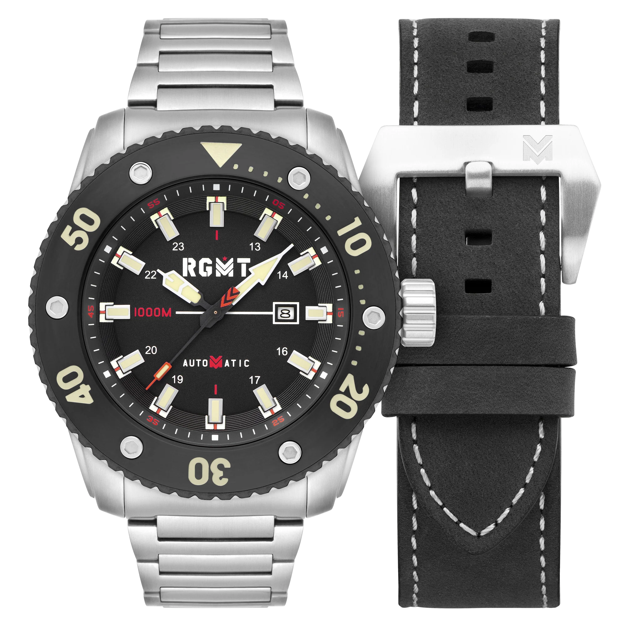 ALL BRITE AUTOMATIC Black / Stainless Steel Black Dial