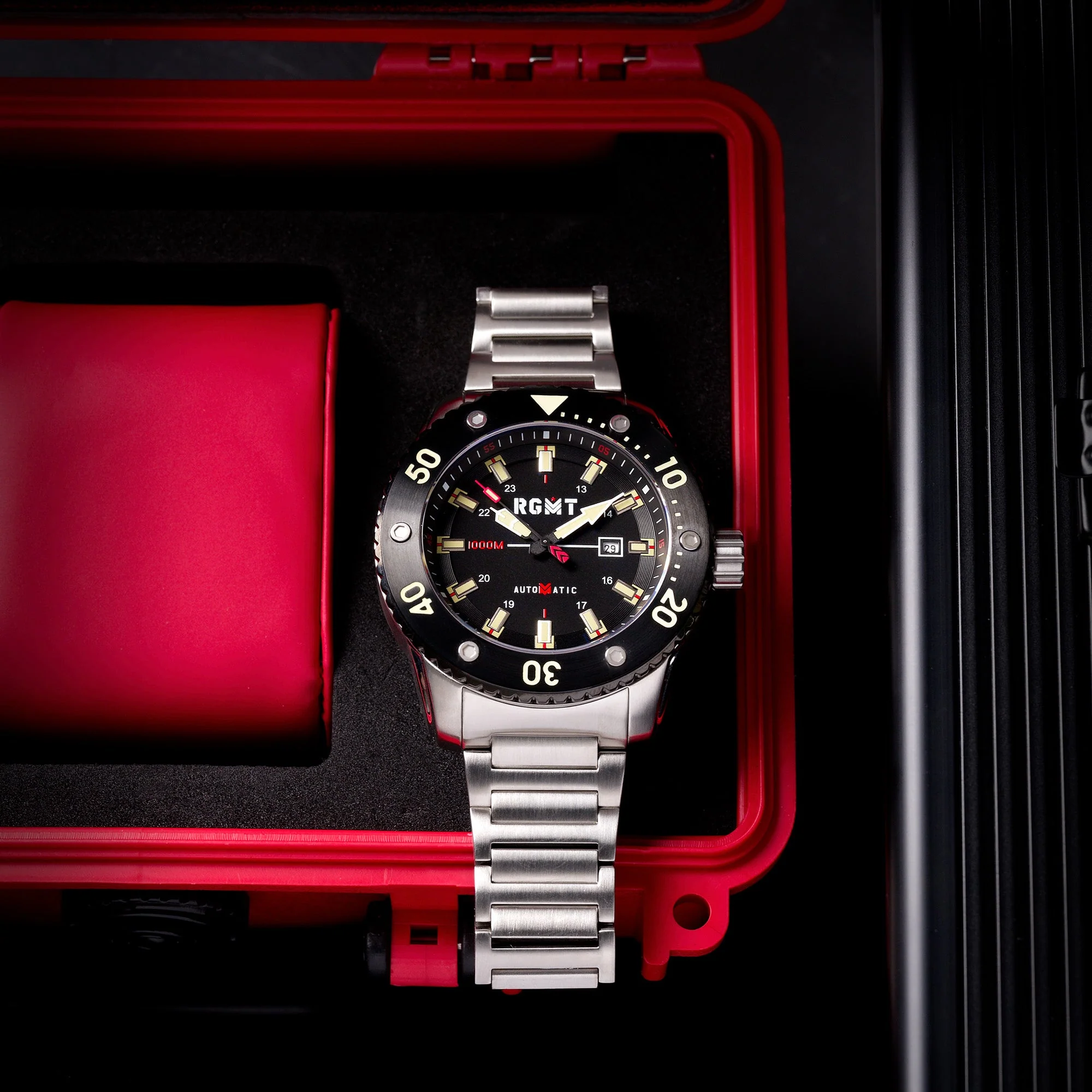 ALL BRITE AUTOMATIC Black / Stainless Steel Black Dial - Image 7