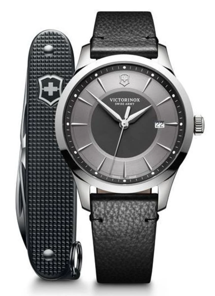 Alliance Black/Silver dial + Swiss Army Knife | Black Dial