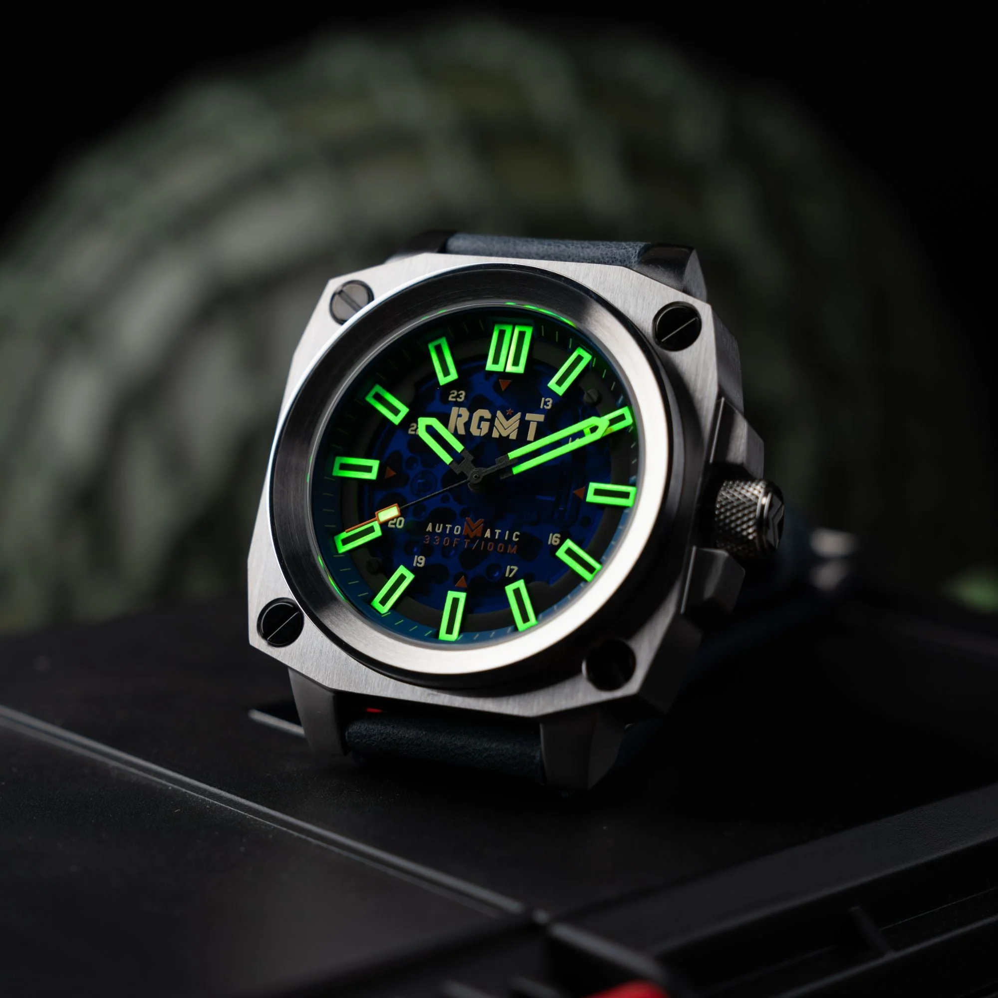 Altimeter Skeleton Automatic Blue / Stainless Steel | Blue Dial - Image 3