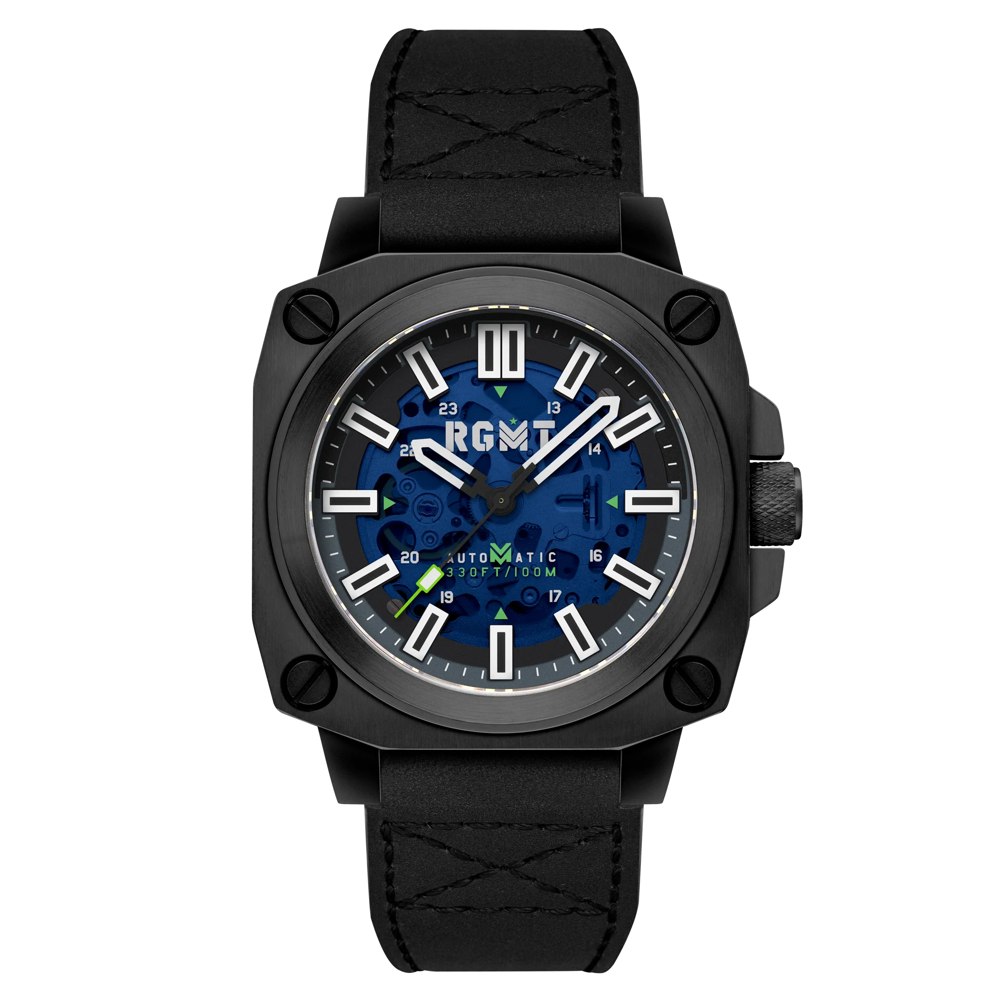 Altimeter Skeleton Automatic Gray / Leather Gray Dial