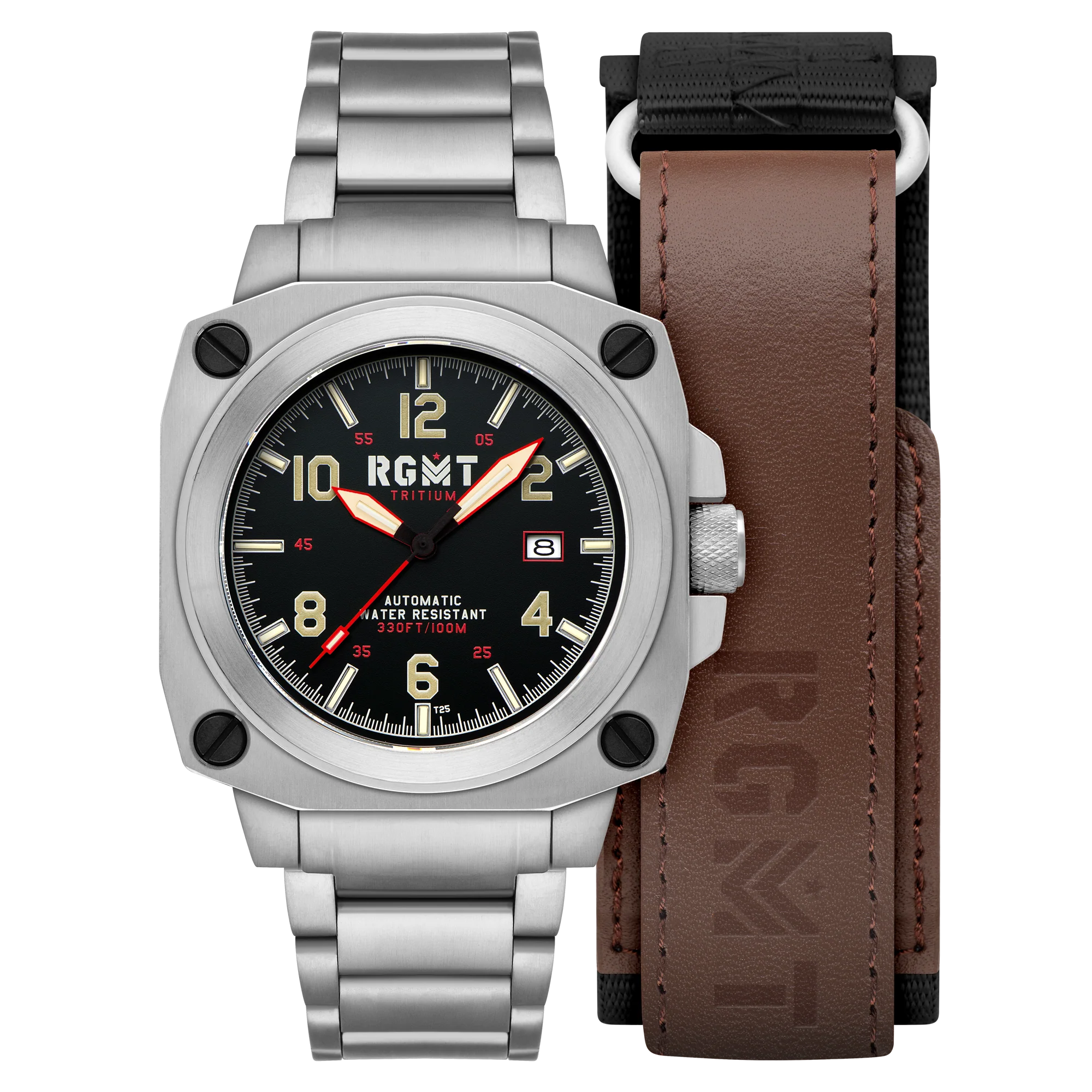 Altimeter Tritium Automatic Black /Stainless Steel Black Dial
