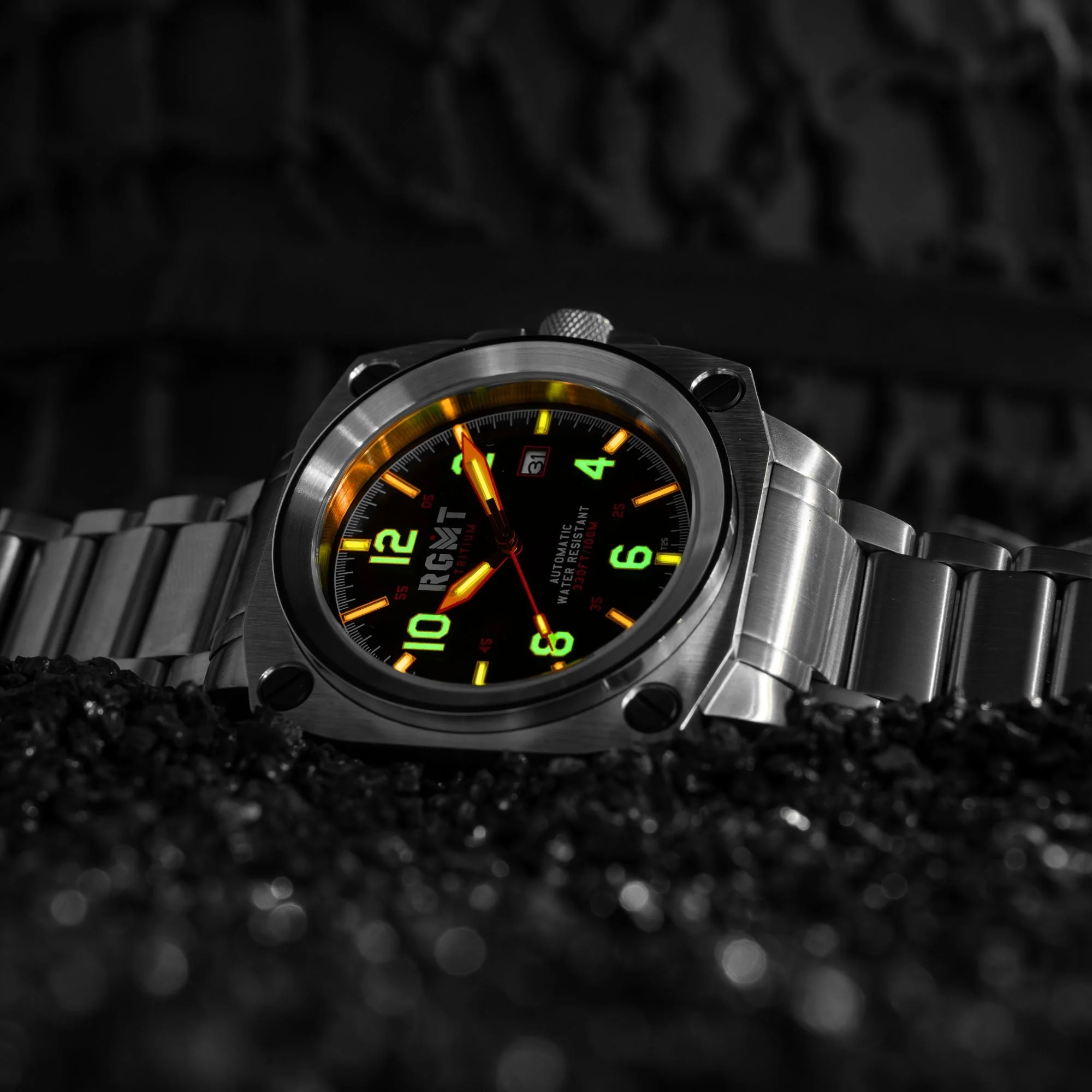 Altimeter Tritium Automatic Black /Stainless Steel Black Dial - Image 3