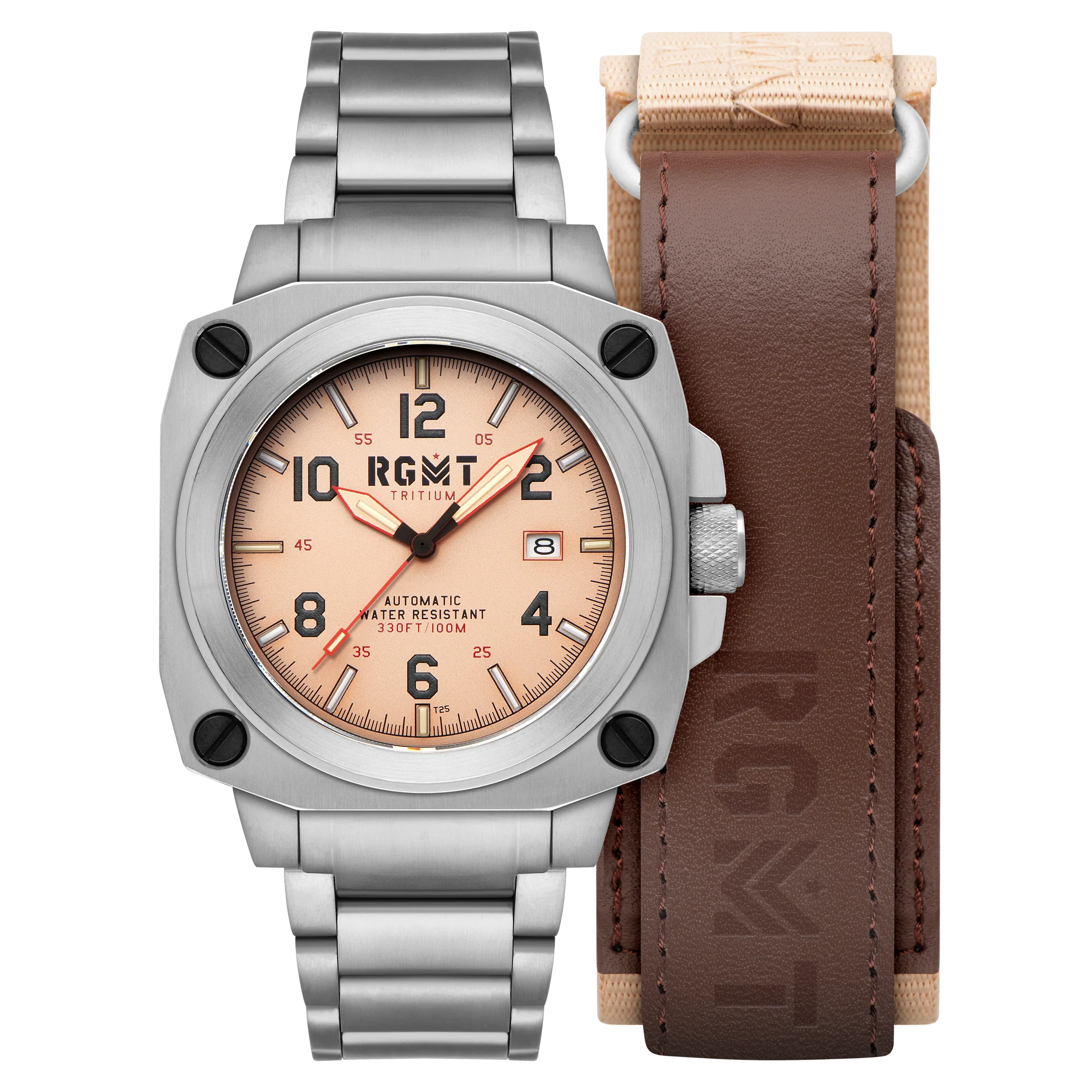 Altimeter Tritium Automatic Cream /Stainless Steel Cream Dial
