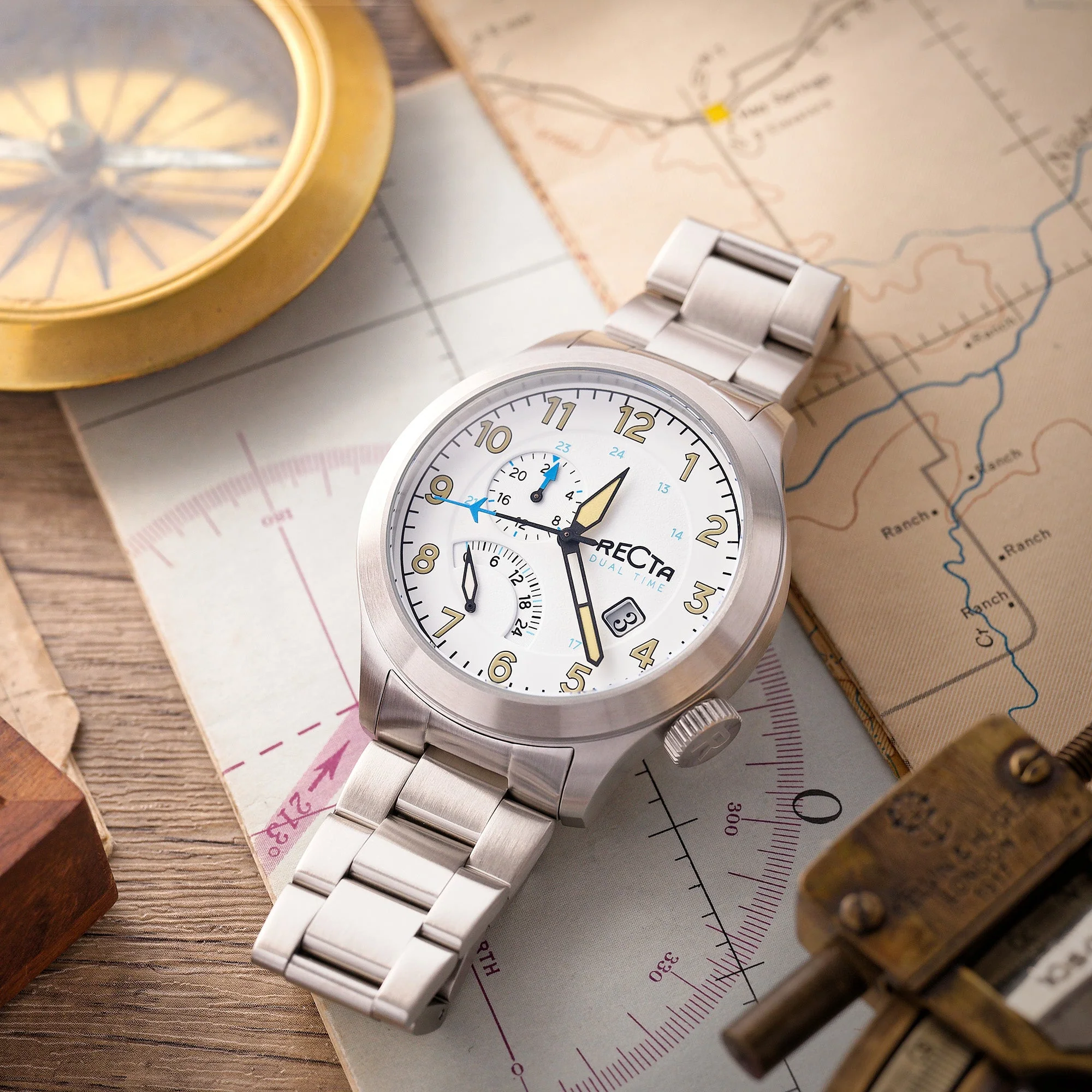 Altitude Japan Quartz White / Stainless Steel | Dial - Image 2
