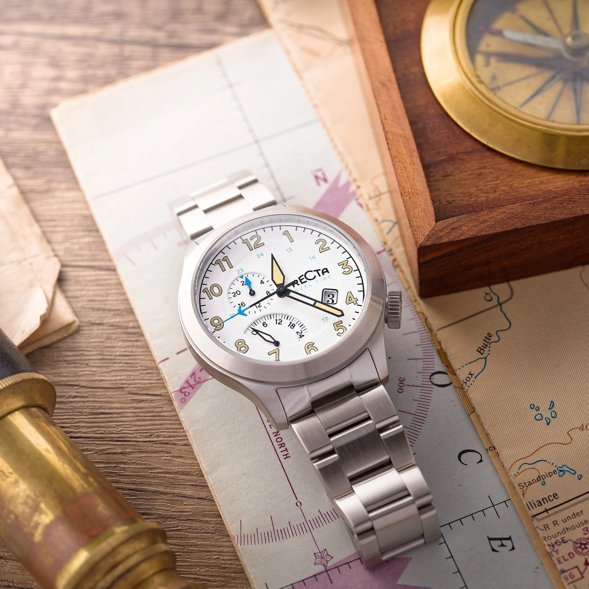 Altitude Japan Quartz White / Stainless Steel | Dial - Image 3