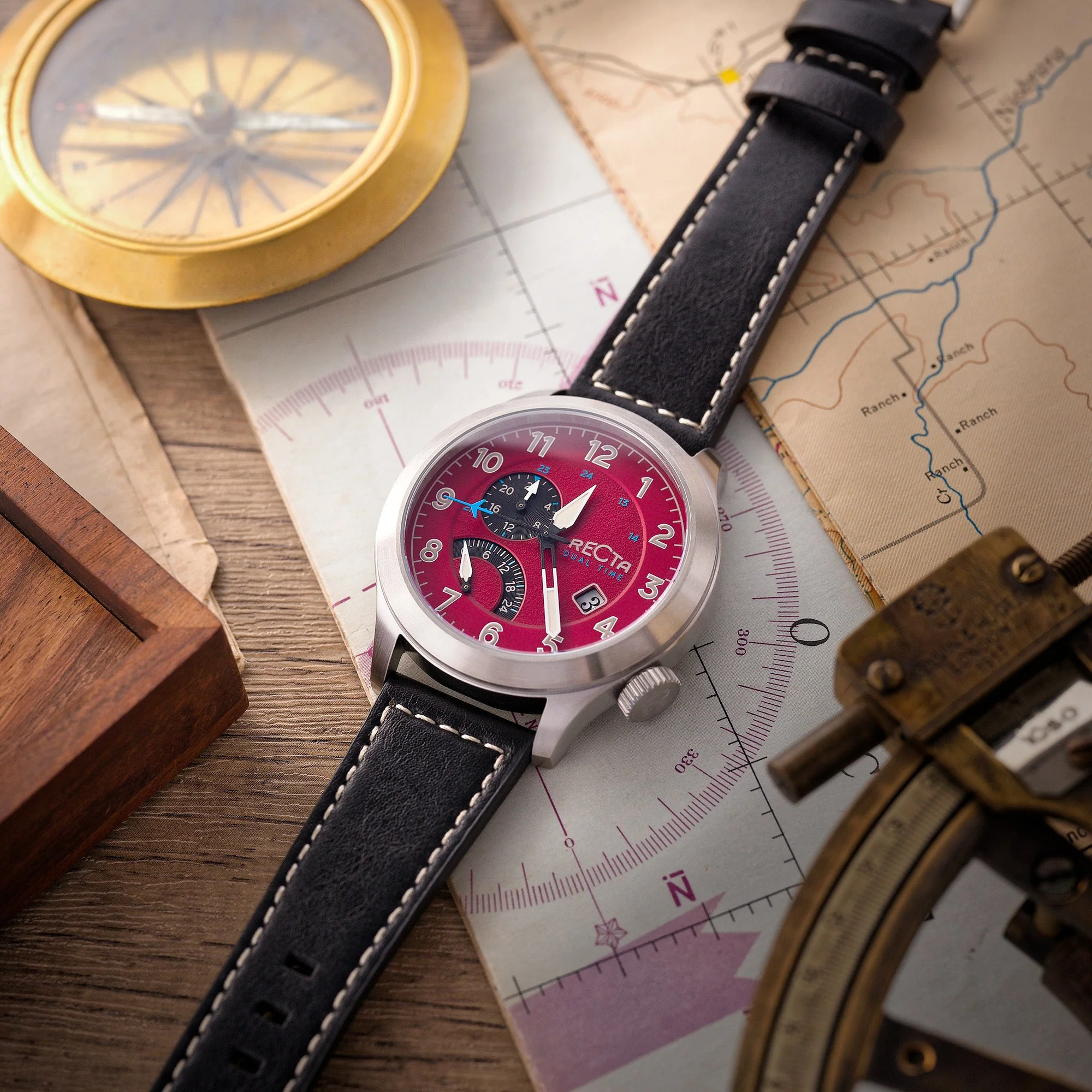 Altitude Retrograde Red / Leather | Red Dial - Image 2