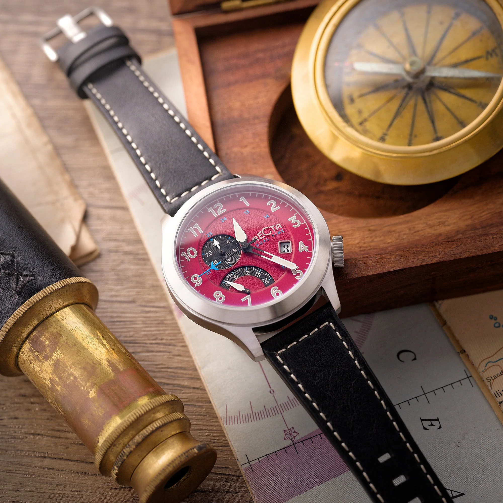 Altitude Retrograde Red / Leather | Red Dial - Image 3
