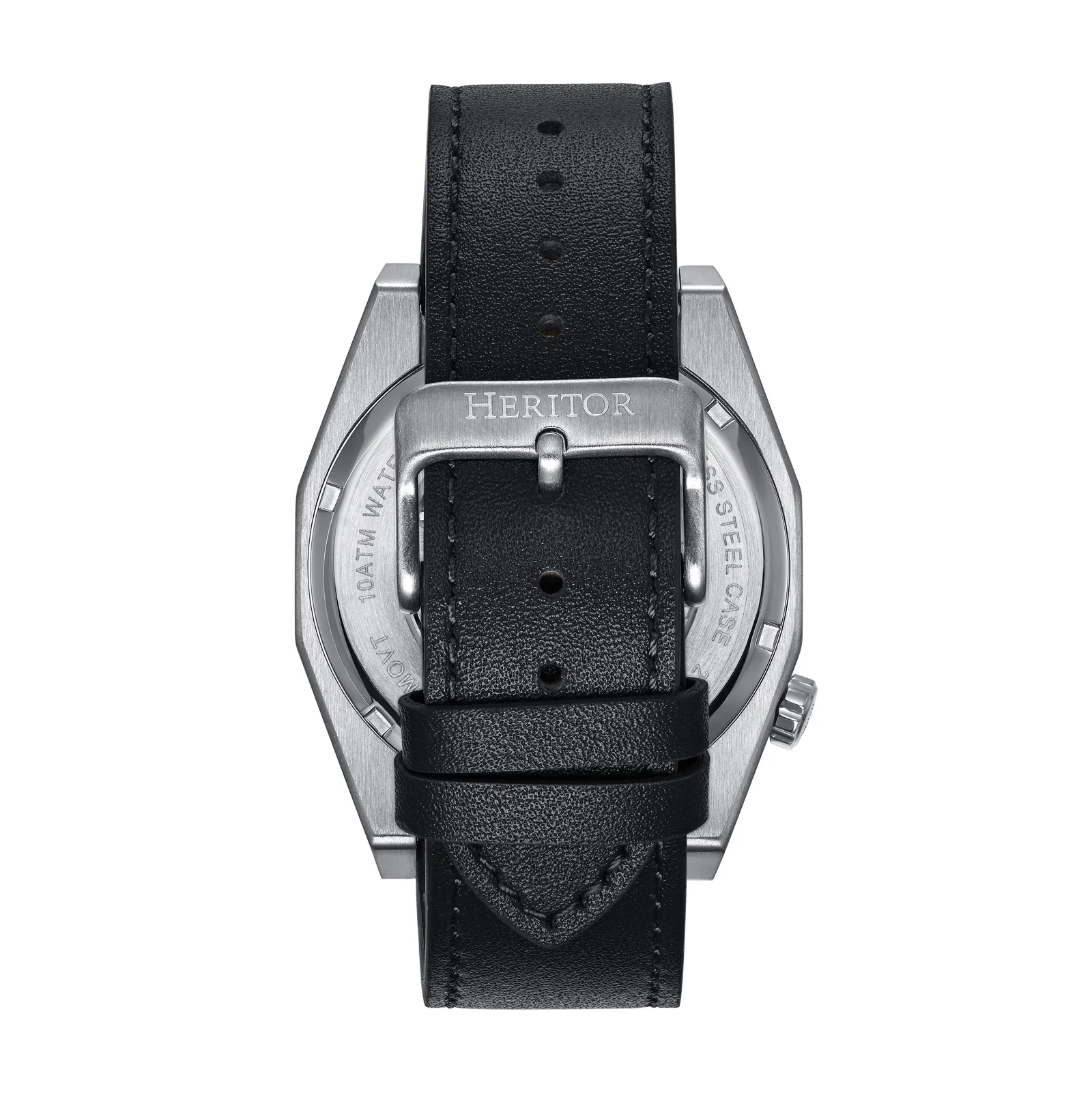 Amadeus Skeleton Watch Black / Silver | Black Dial - Image 3