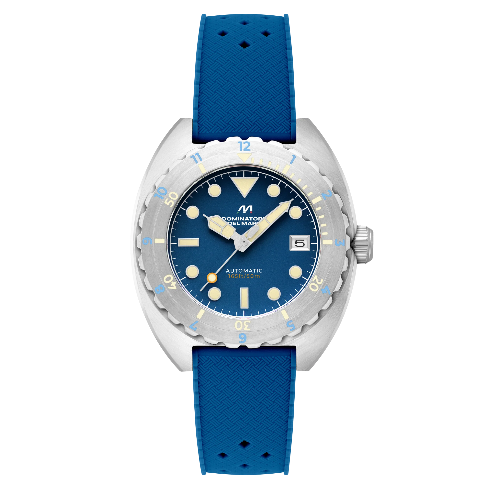Amalfi Automatic Blue / Blue Silicone Blue Dial