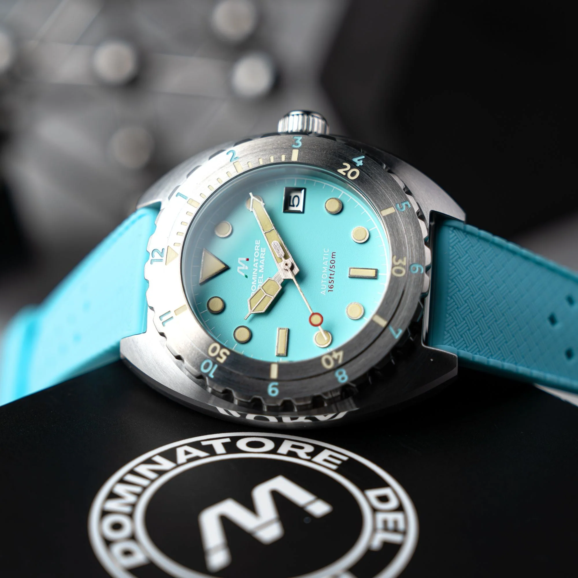 Amalfi Automatic Blue / Blue Silicone | Blue Dial - Image 2