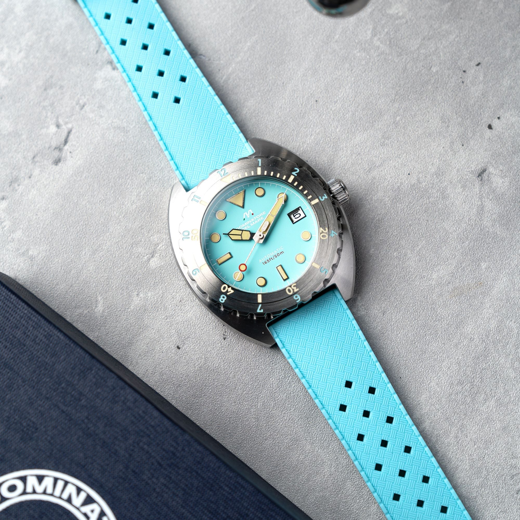 Amalfi Automatic Blue / Blue Silicone | Blue Dial - Image 3