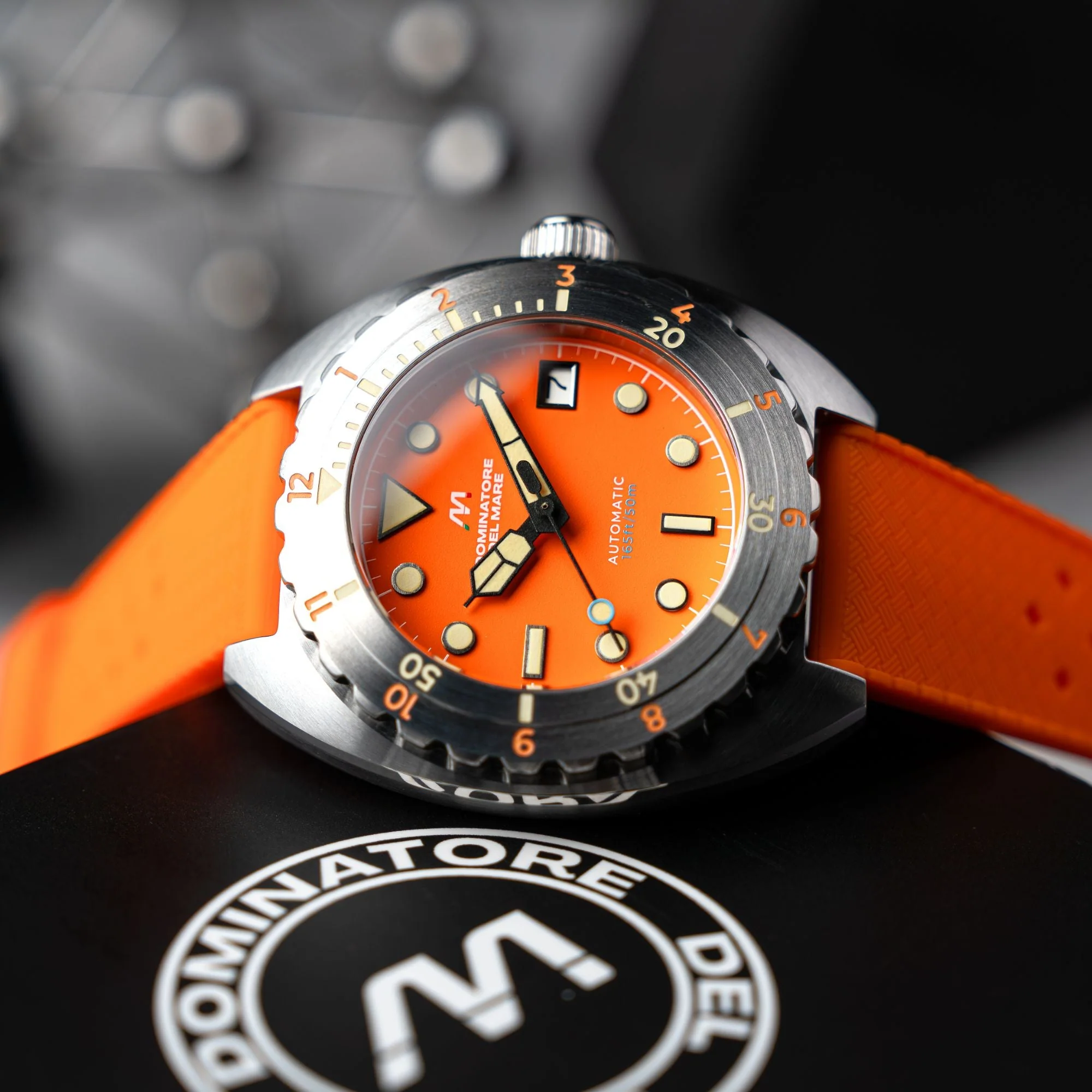 Amalfi Automatic Orange / Orange Silicone | Orange Dial - Image 2