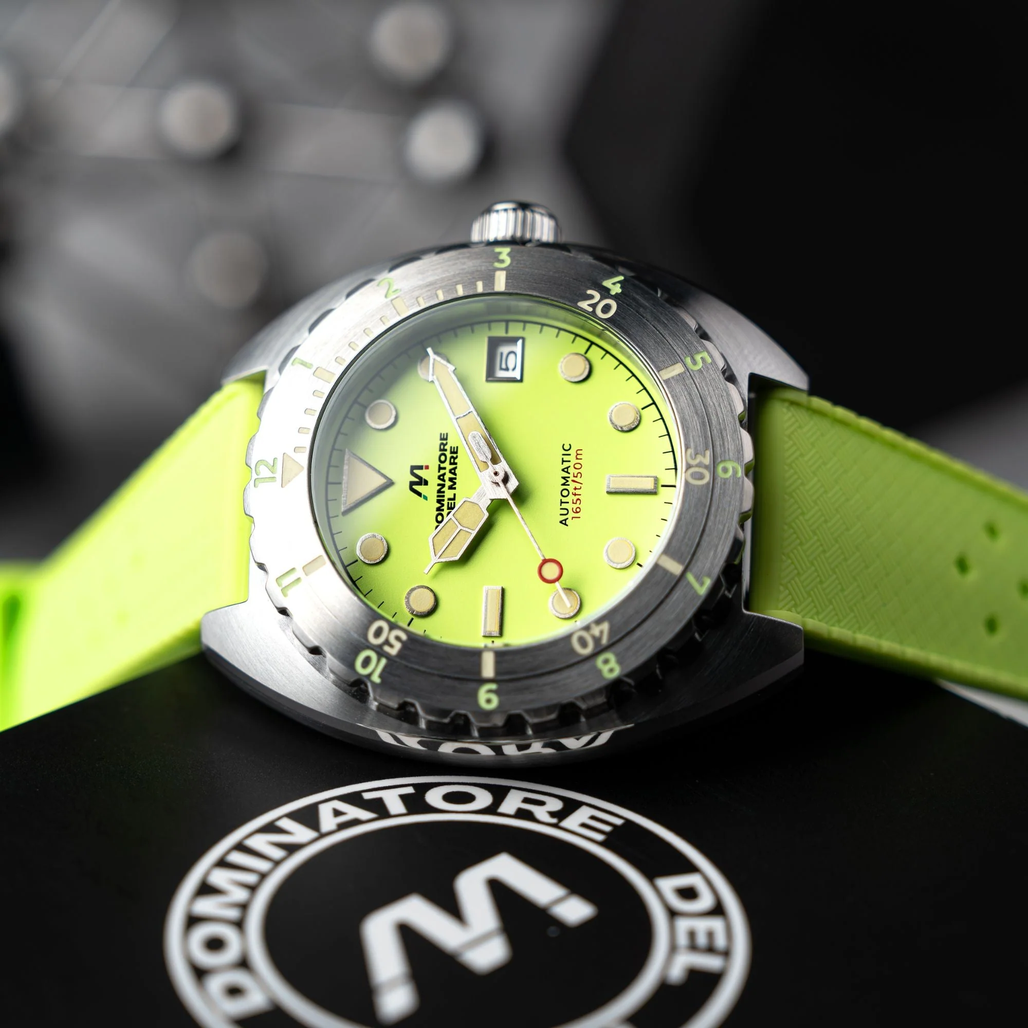 Amalfi Automatic Green / Green Silicone Green Dial - Image 2