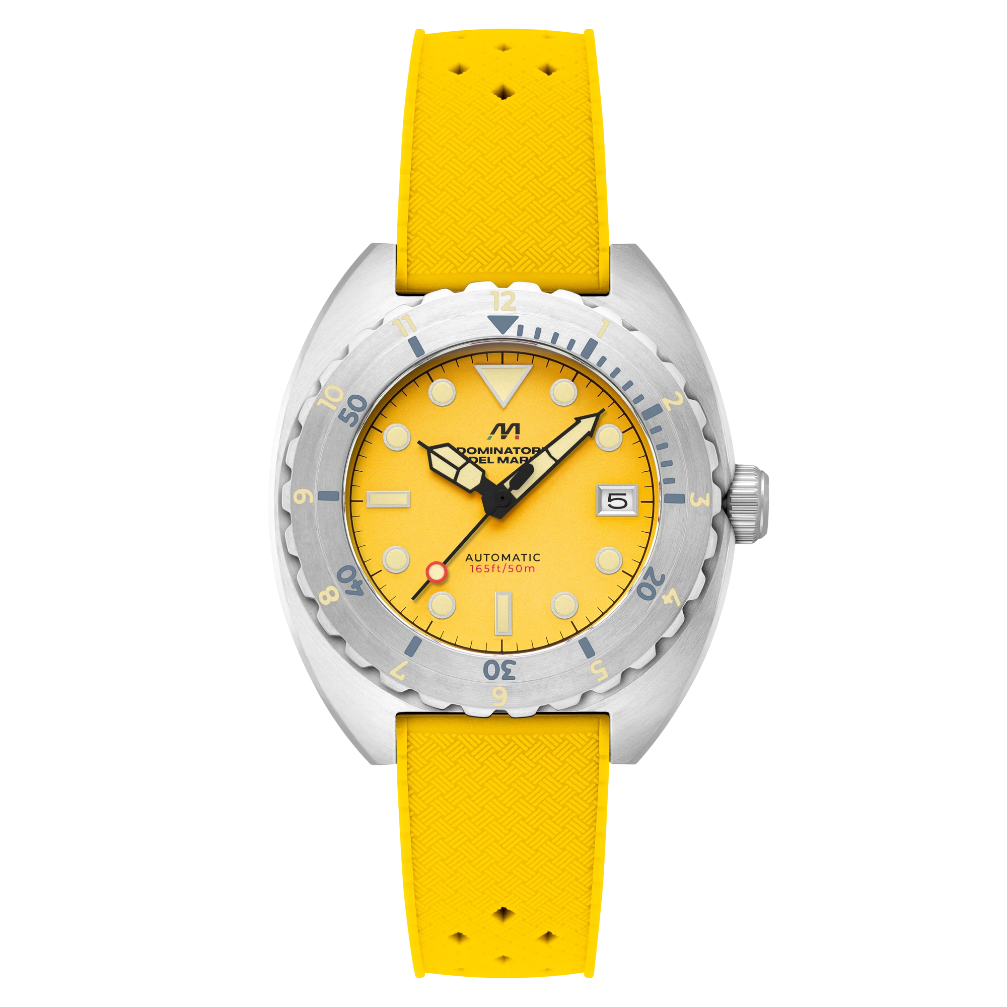 Amalfi Automatic Yellow / Yellow Silicone | Yellow Dial