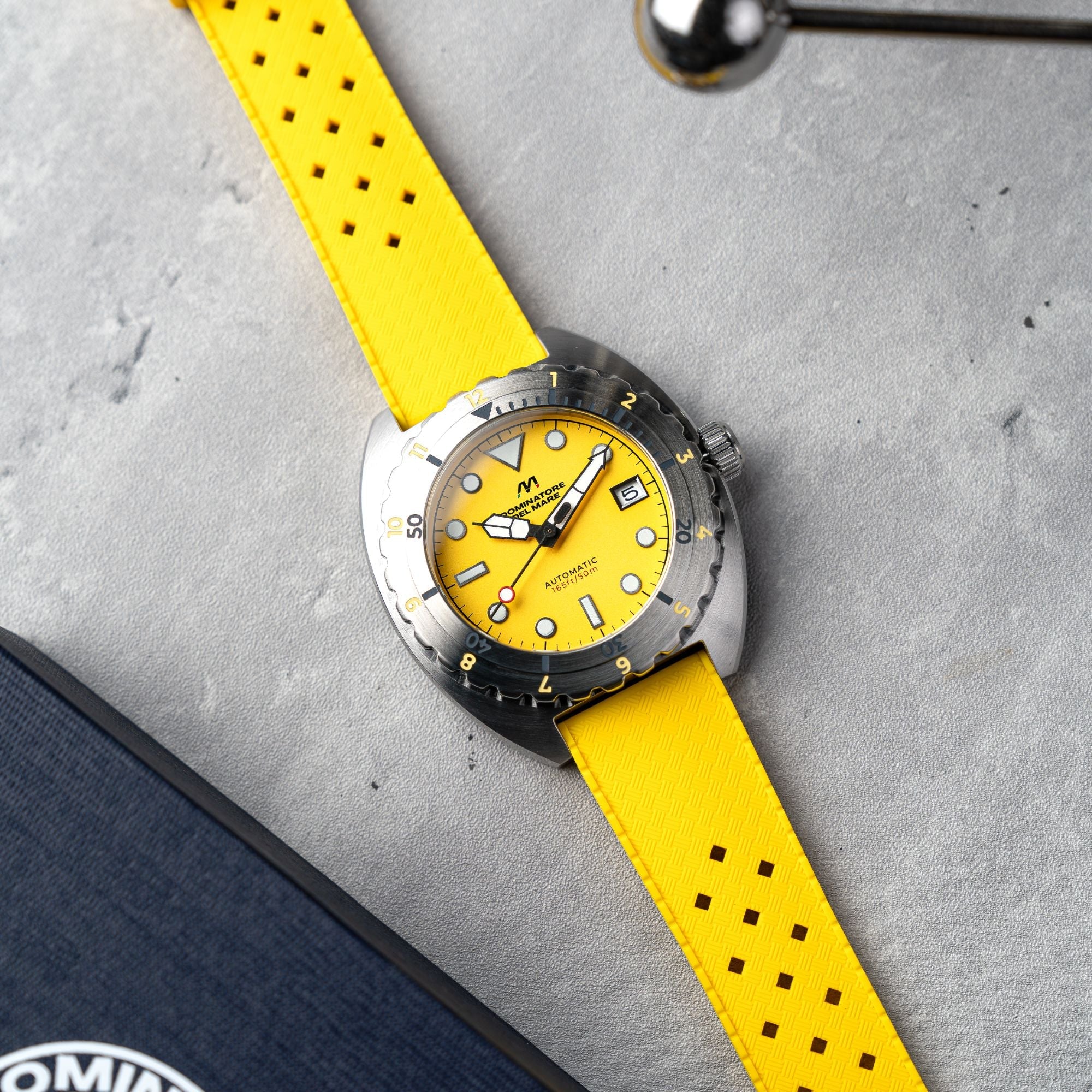 Amalfi Automatic Yellow / Yellow Silicone | Yellow Dial - Image 3