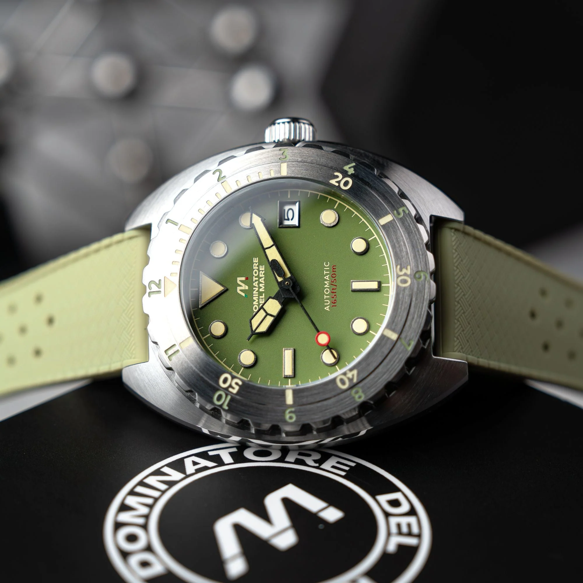Amalfi Automatic Green / Green Silicone | Green Dial - Image 2