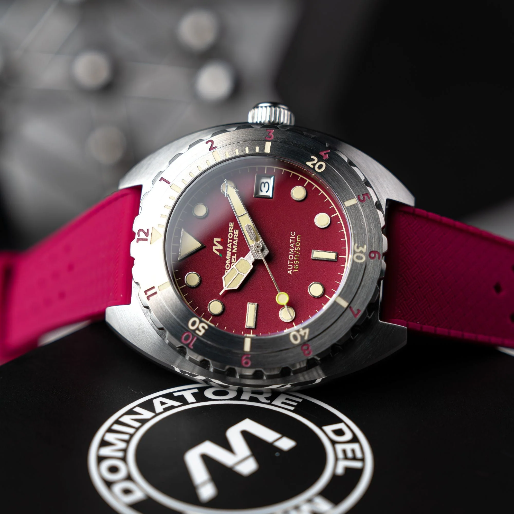 Amalfi Automatic Red / Red Silicone | Red Dial - Image 2