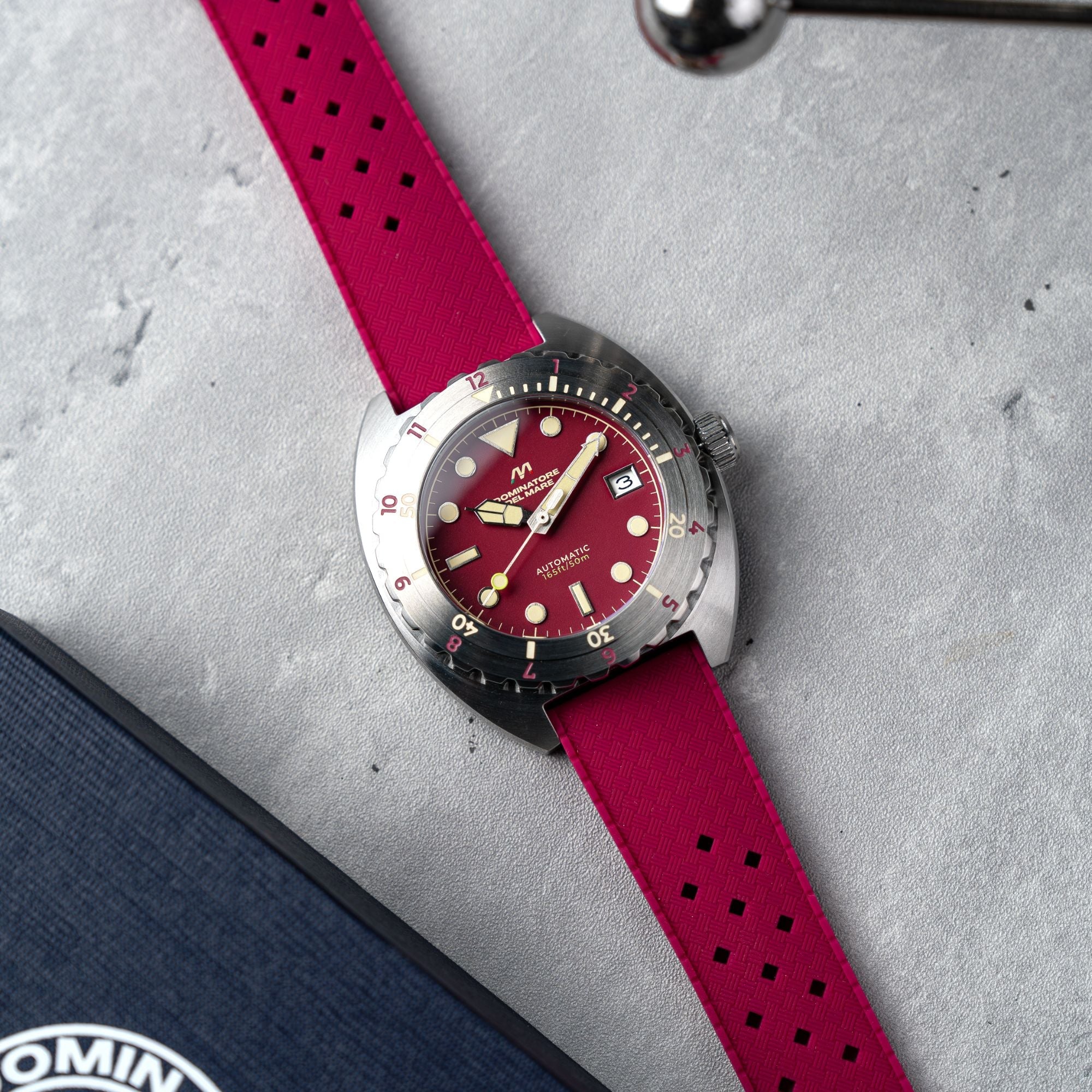 Amalfi Automatic Red / Red Silicone | Red Dial - Image 3