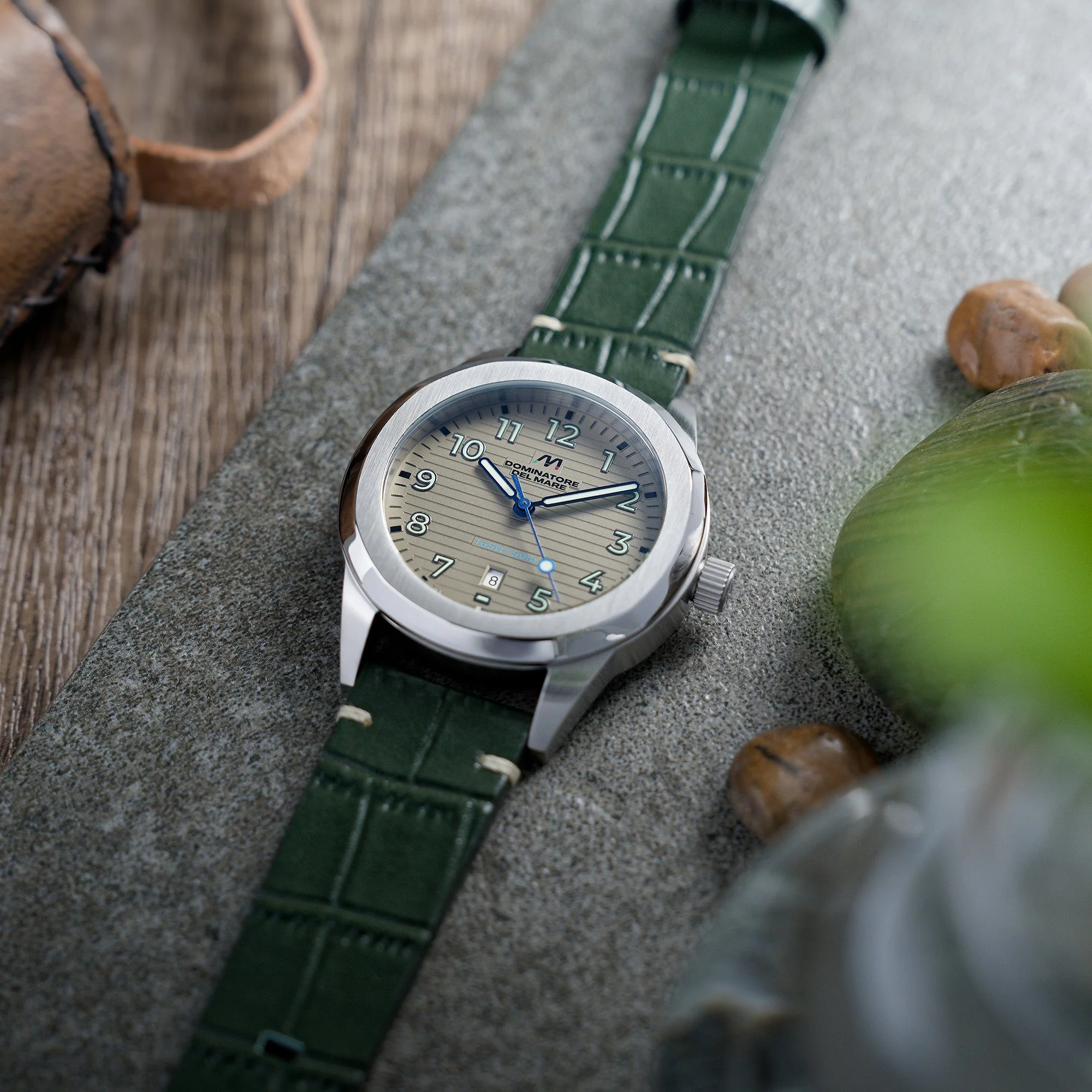 Aqua Sicura Japan Quartz Grey / Leather | Gray Dial - Image 3