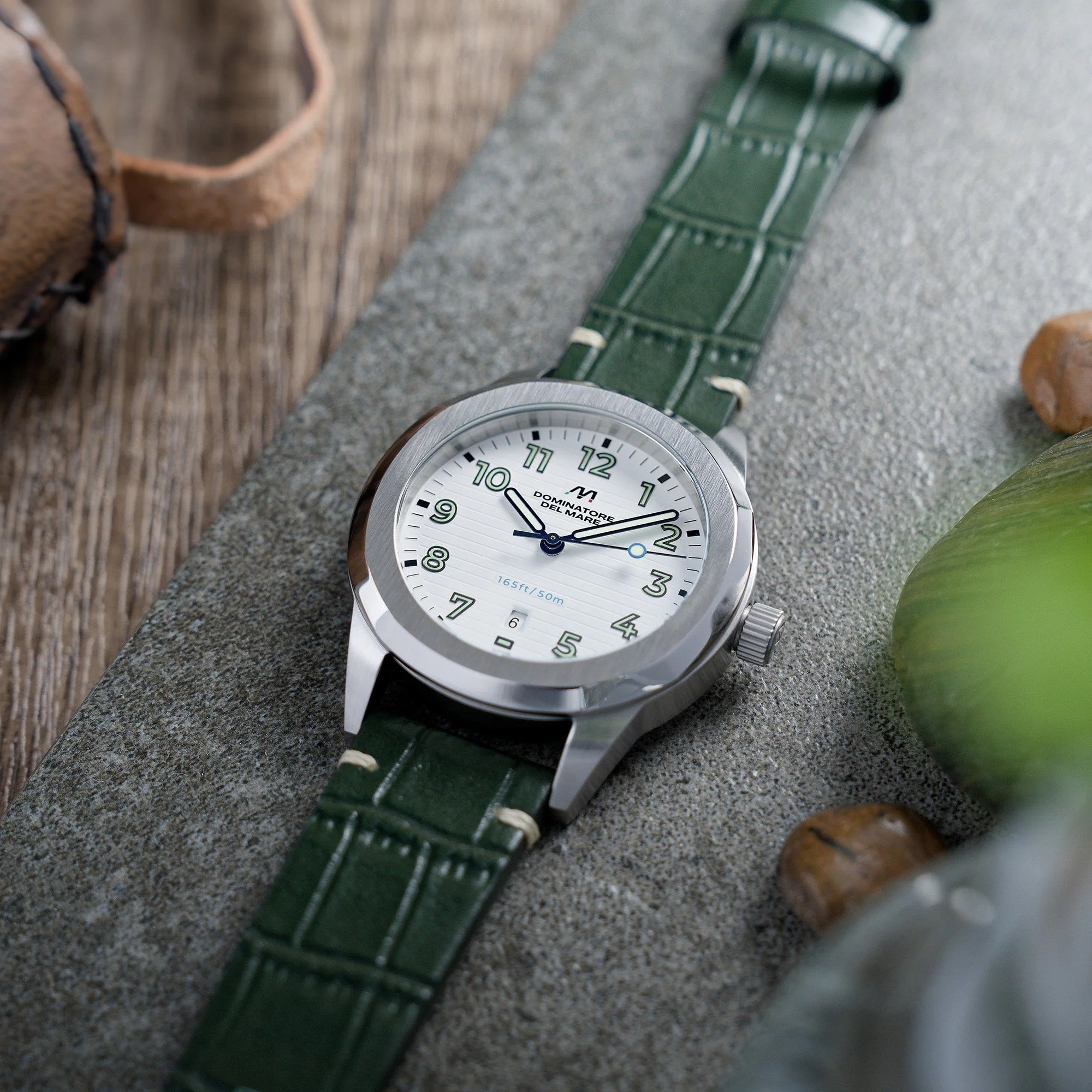 Aqua Sicura Japan Quartz White / Leather | White Dial - Image 3