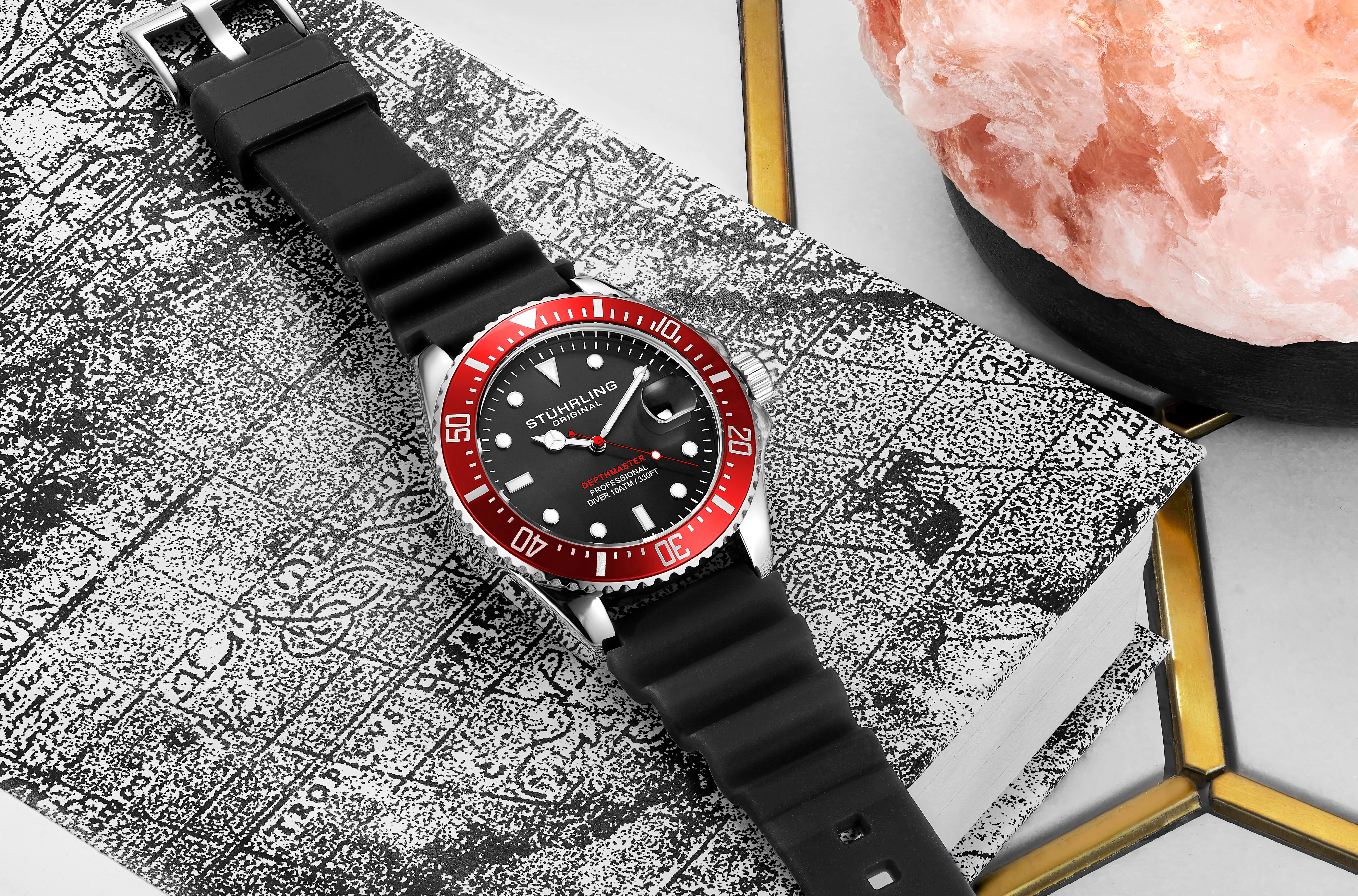 Aquadiver 3950r Black/Rubber | Black Dial - Image 4
