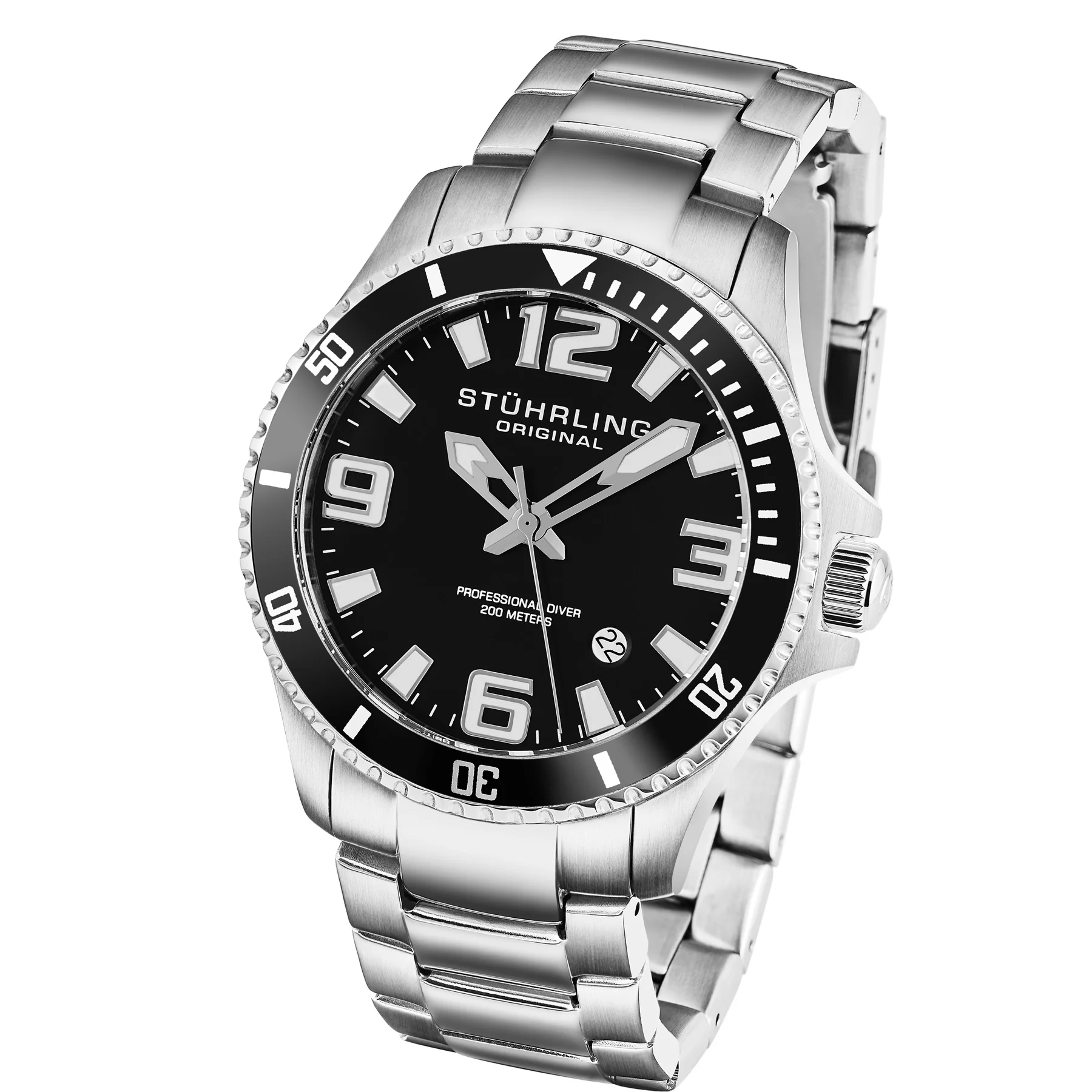 Aquadiver Silver/Stainless Steel/Black Dial/Silver | Black Dial - Image 2