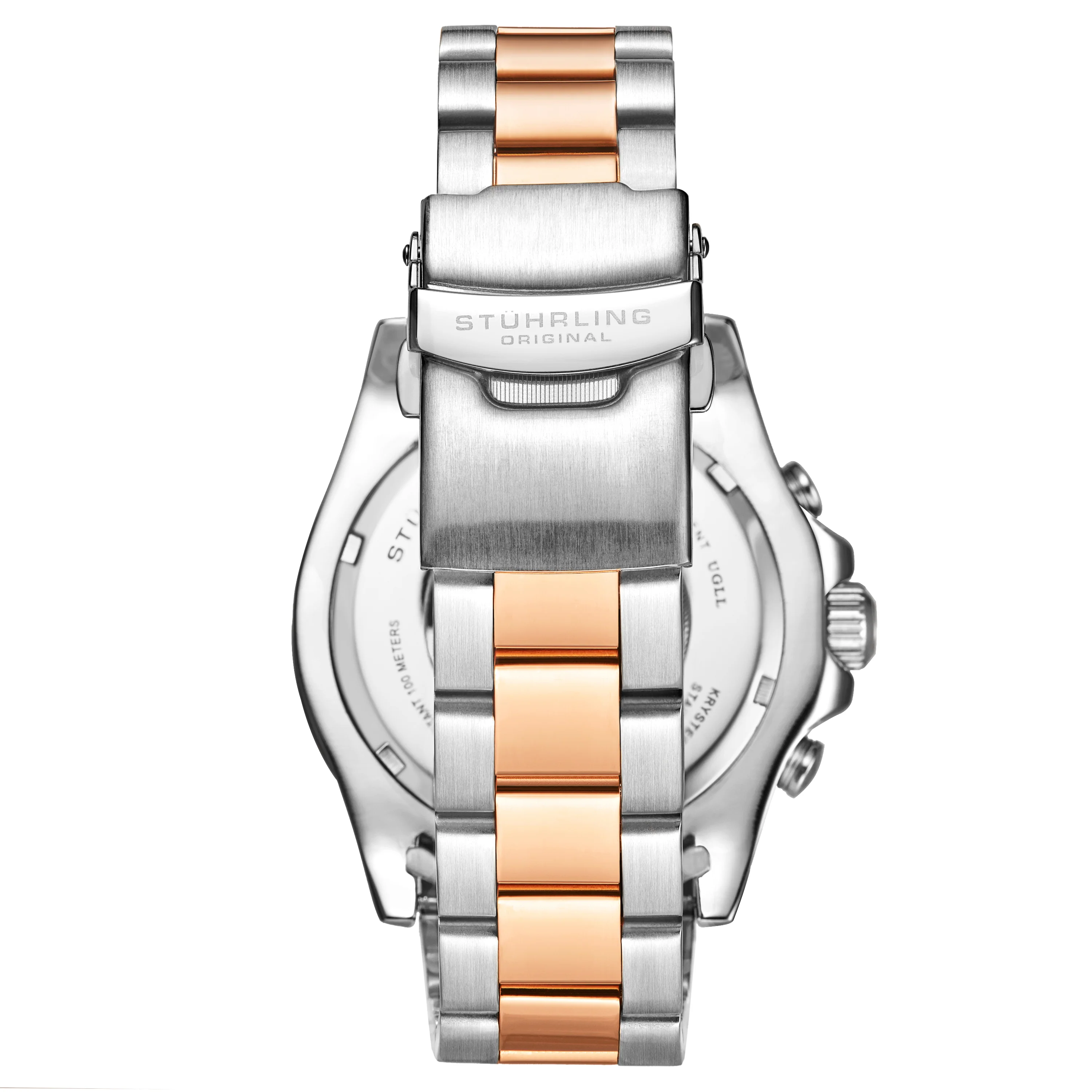 Aquadiver 3966 Rose Gold/Stainless Steel | White Dial - Image 3
