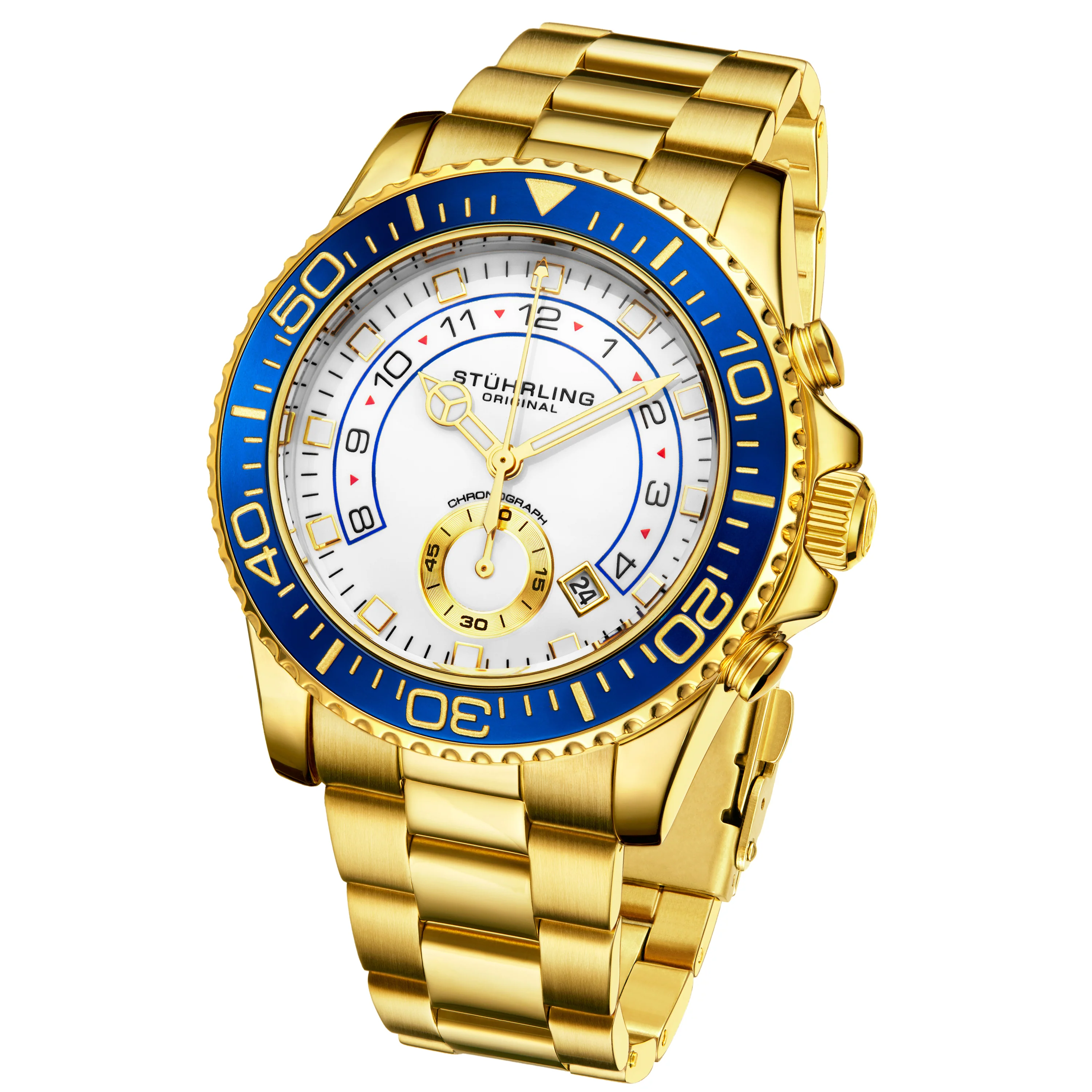 Aquadiver 3966 Gold/Stainless Steel | White Dial - Image 2