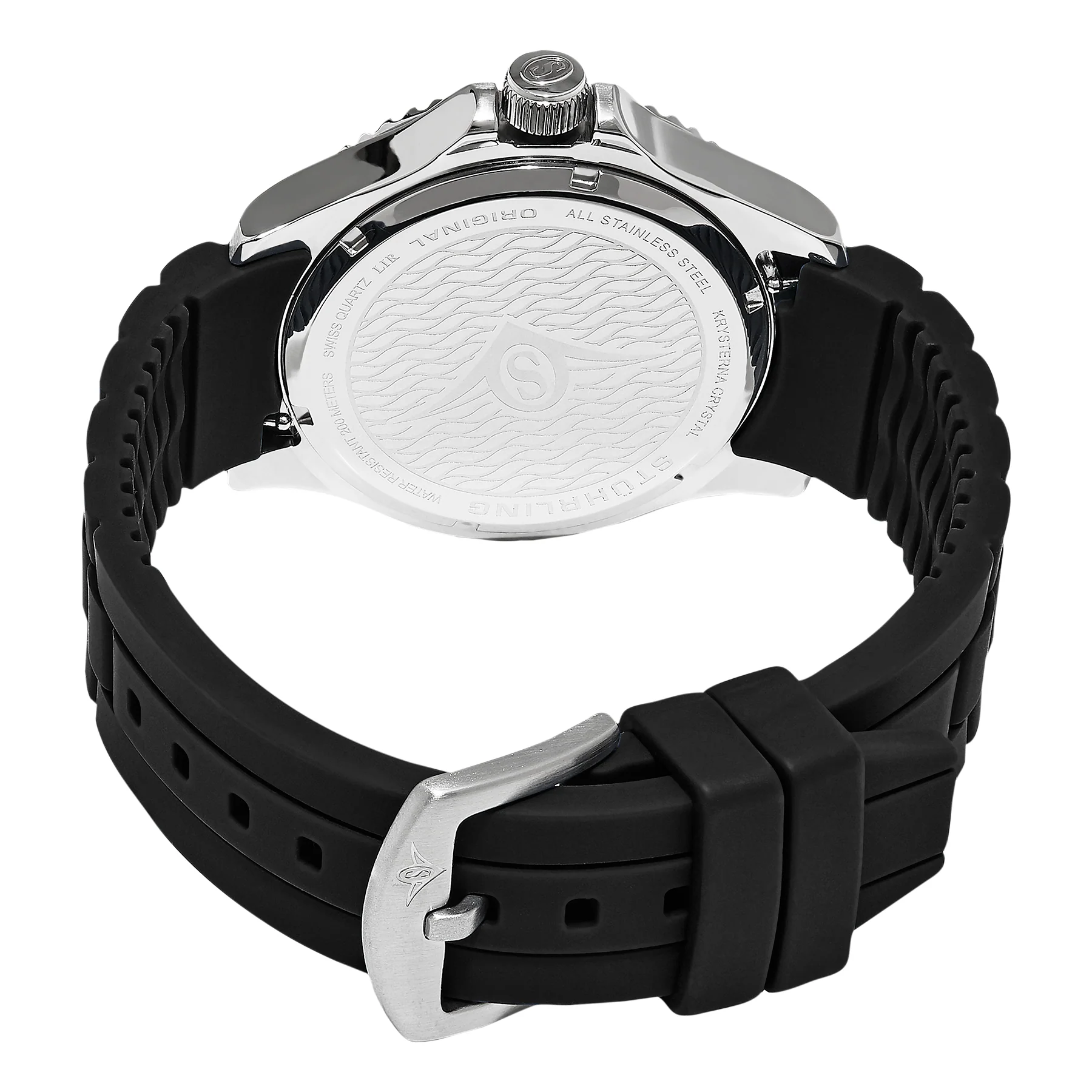 Aquadiver Silver/Red Bezel | Black Dial - Image 2