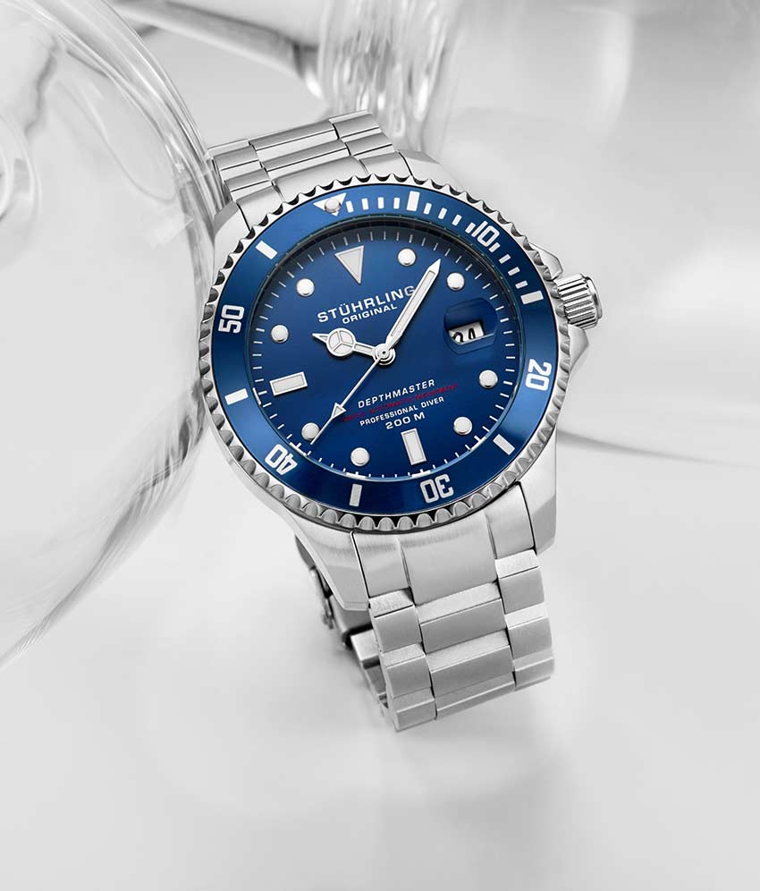 Aquadiver Silver/Blue Stainless Steel | Blue Dial - Image 4