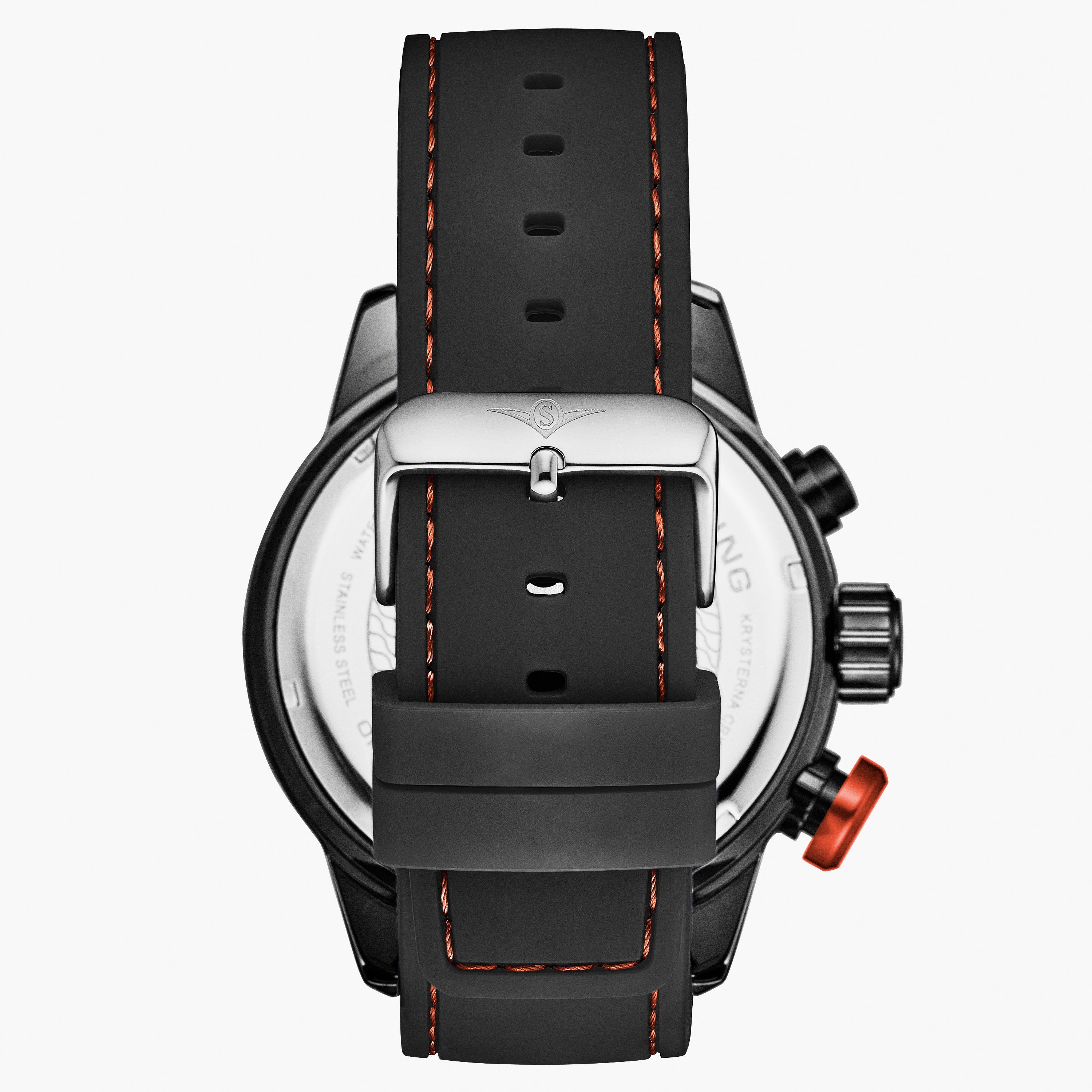Aquatic Force Chronograph 50mm Black/Red | Black Dial - Image 2