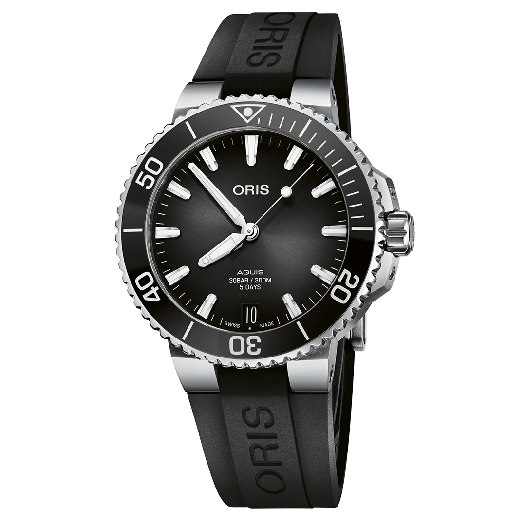 Aquis Antracite / Rubber | Anthracite Dial
