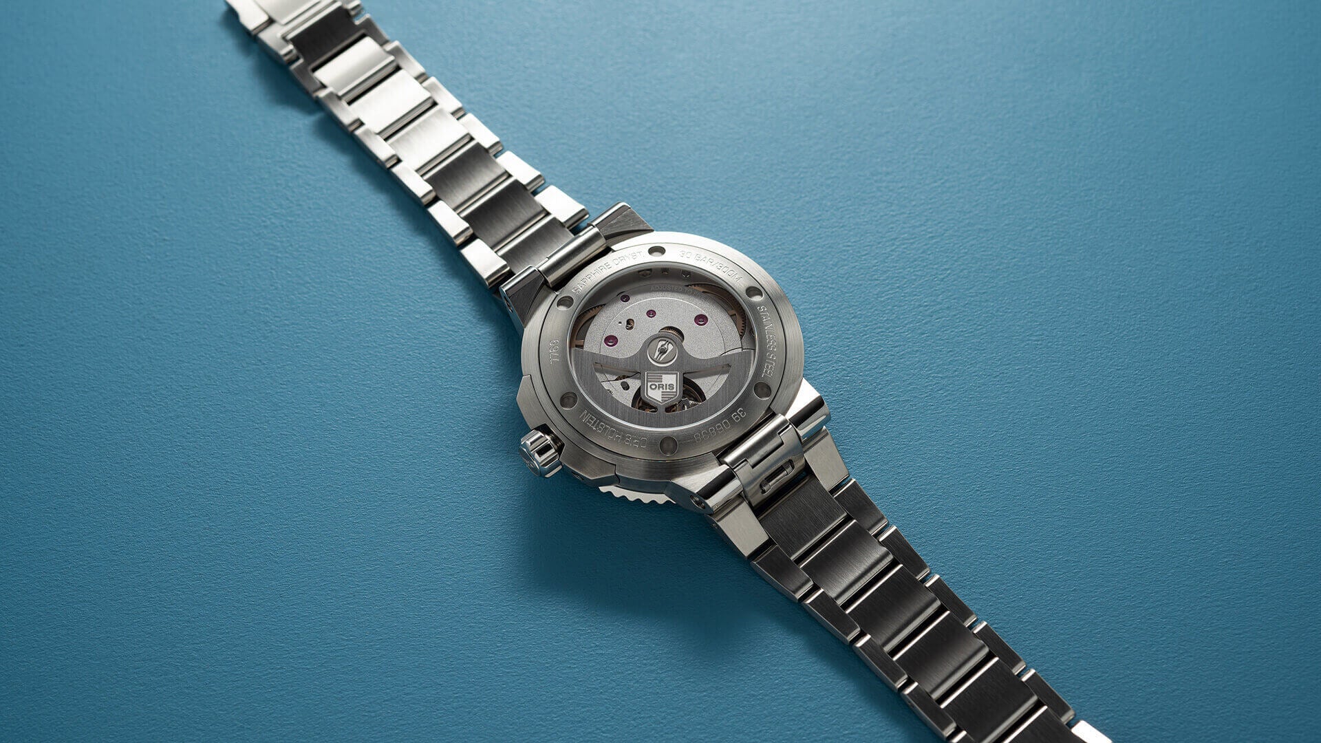 AQUIS DATE CALIBRE 400 41.5mm Blue Dial | Dial - Image 6