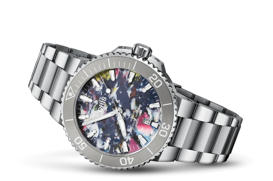 Aquis Date Upcycle 41.5 mm | Multi-colored Dial - Image 2