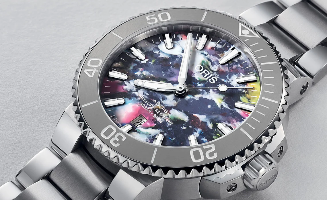 Aquis Date Upcycle 41.5 mm | Multi-colored Dial - Image 3