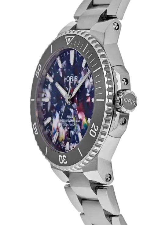 Aquis Date Upcycle 43.5mm | Multi-colored Dial - Image 3