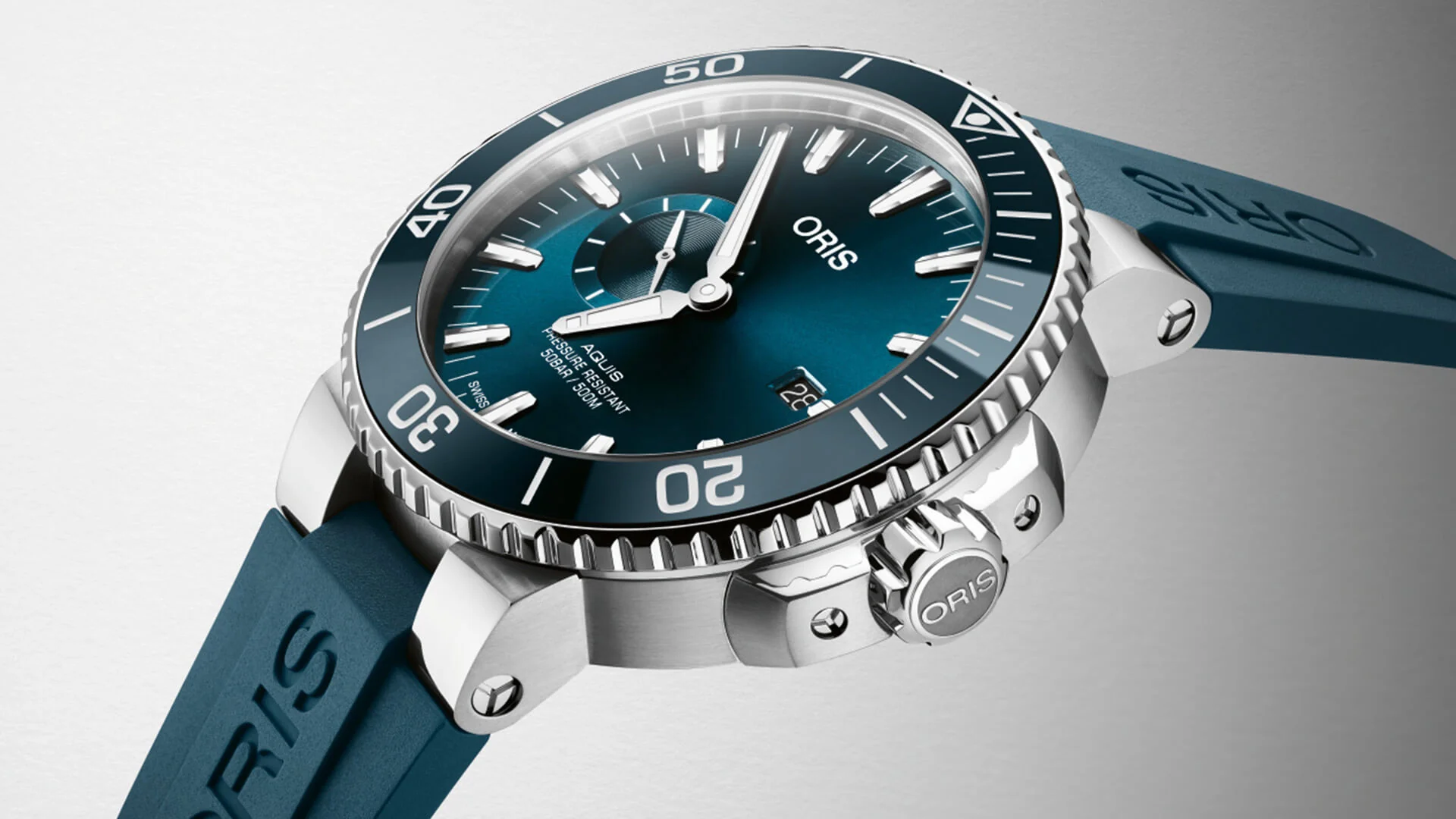 Aquis Small Second Date 45.5mm | Blue Dial - Image 4