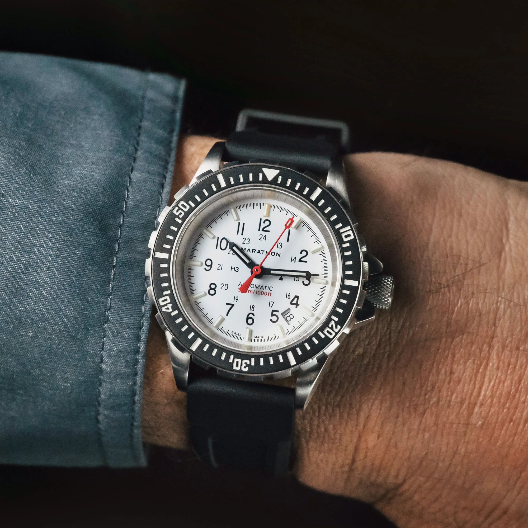 Dive SS/BKSS 3PC RUBBER (WW194006SS-0530) | White Dial - Image 9