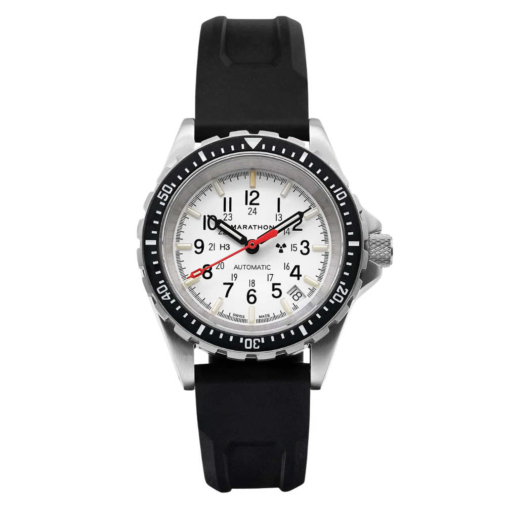 Divers Auto Medium Search and Rescue White NGM/Rubber | Arctic White Dial - Image 20