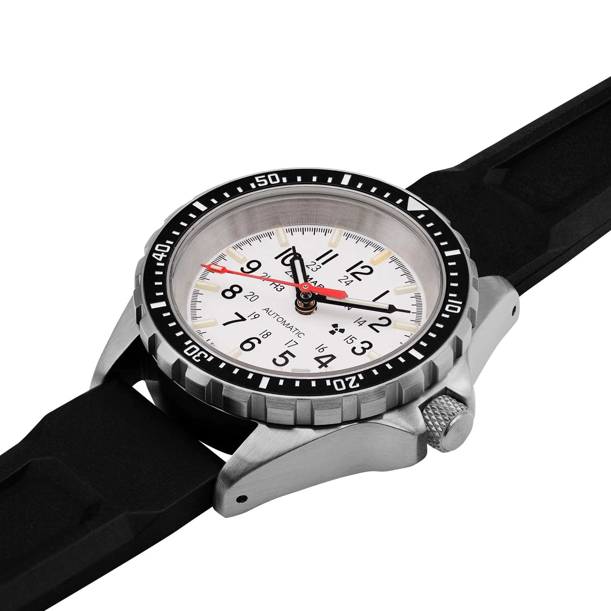 Divers Auto Medium Search and Rescue White NGM/Rubber | Arctic White Dial - Image 6