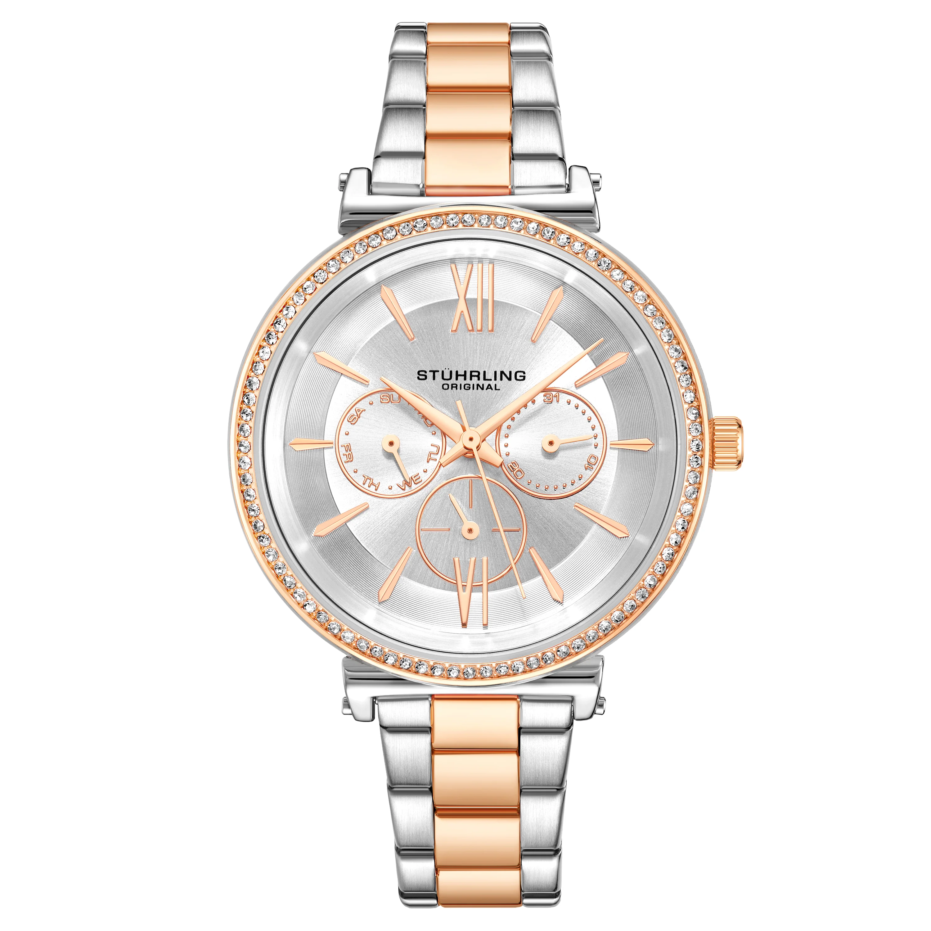 Aria Quartz Classic Rose/Stainless Silver Dial